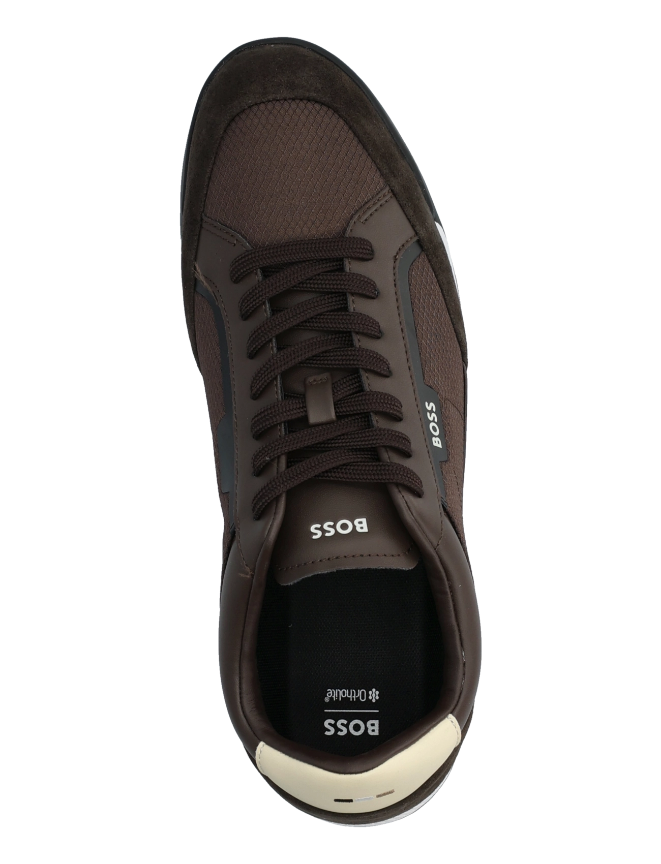 BOSS - Nitan_Lowp_mirspu - low-top sneaker - dark brown - 3
