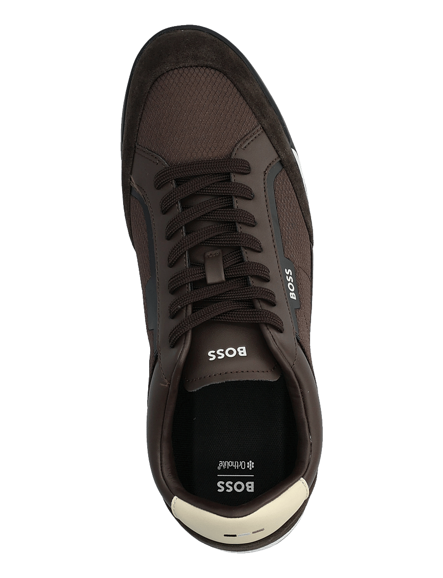 BOSS - Nitan_Lowp_mirspu - low-top sneaker - dark brown - 3