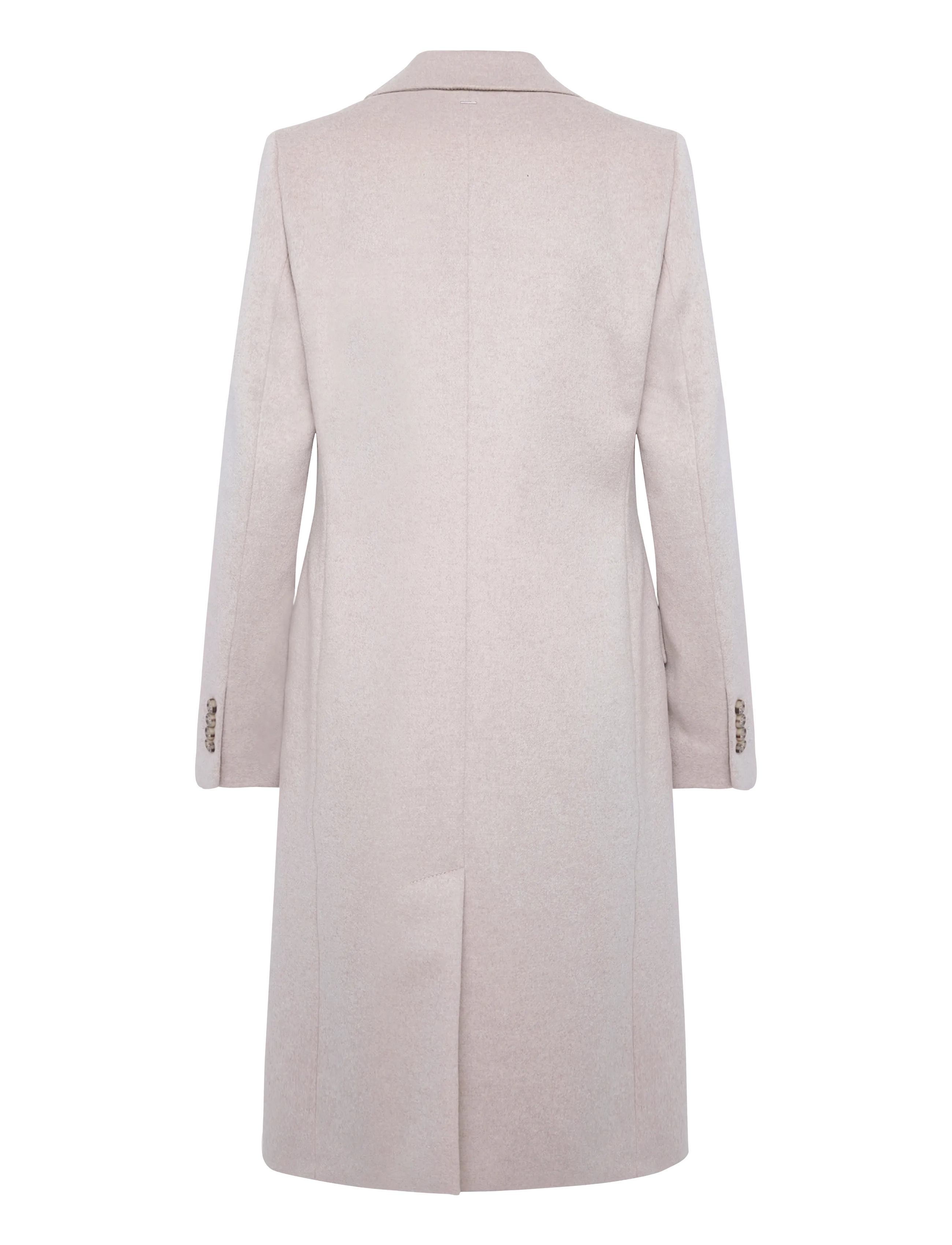 Single-breasted formal coat in wool 7