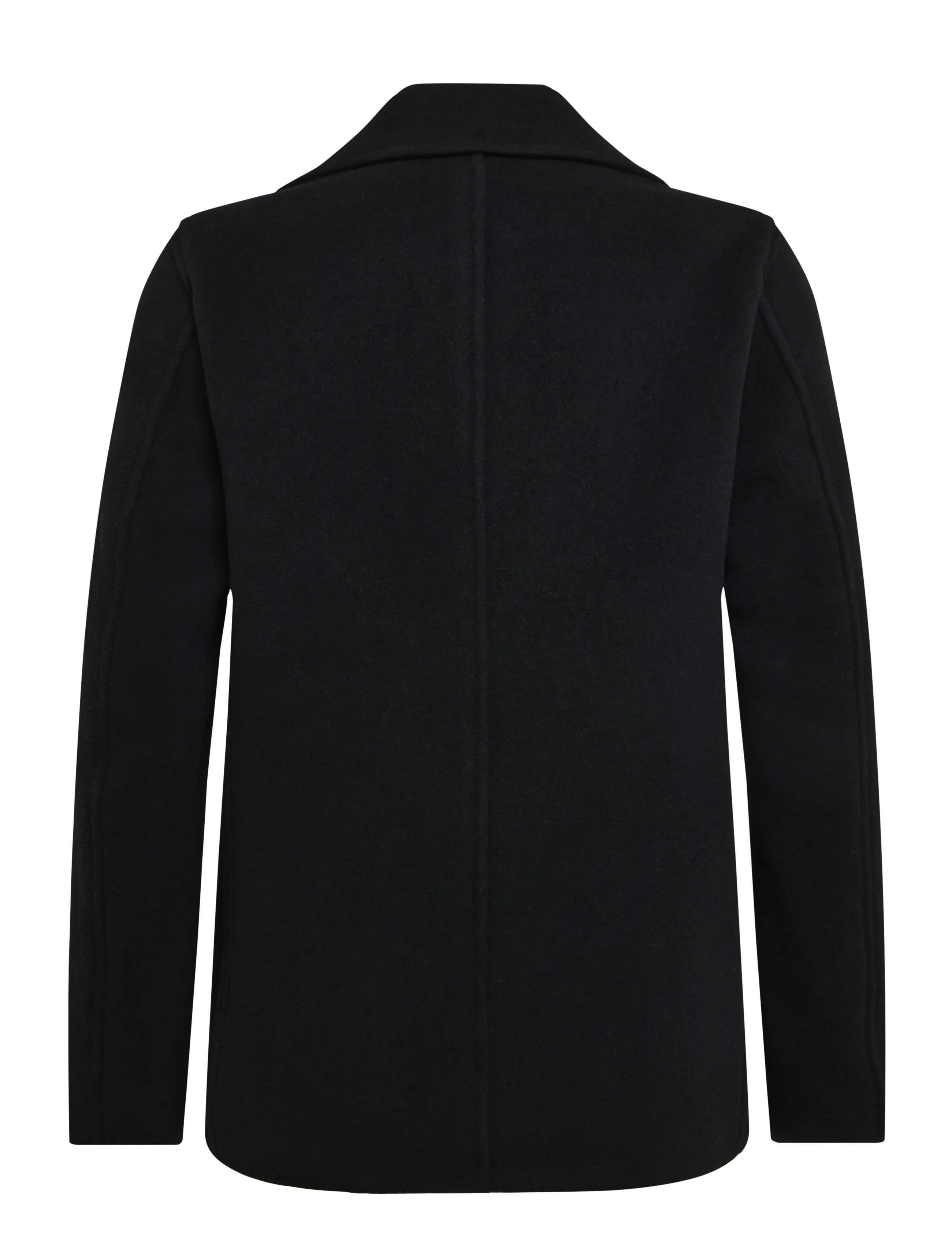 BOSS - H-Hyde-Peacoat-264 - uldfrakker - black - 1