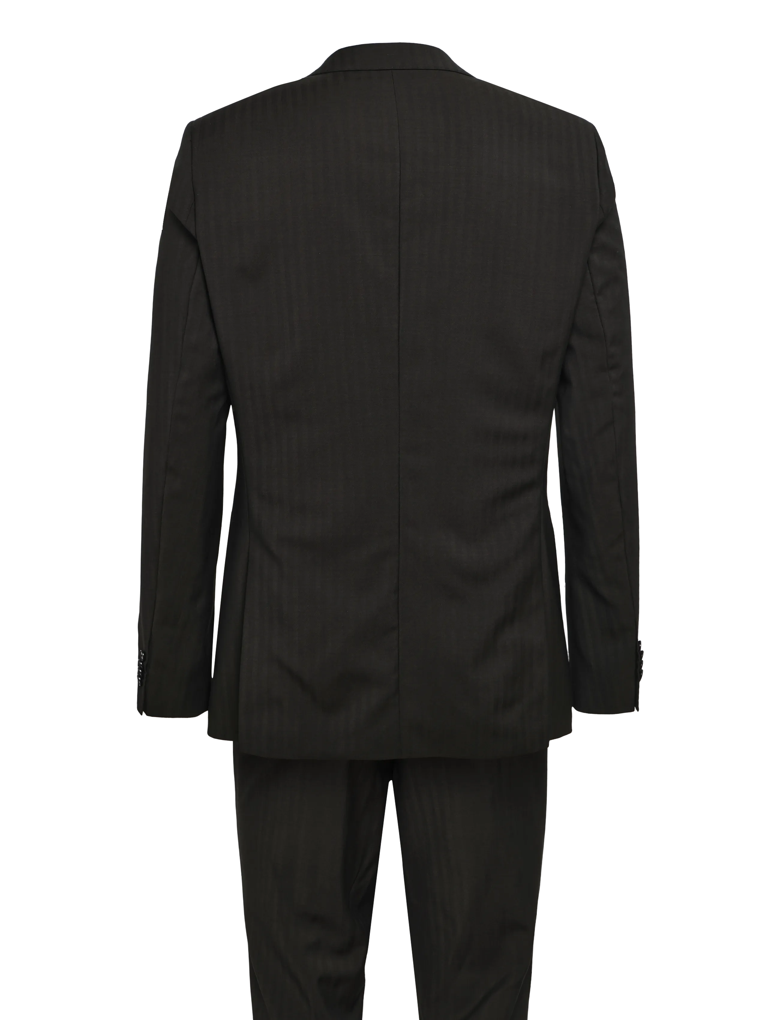 BOSS - H-Huge-2Pcs-263 - zweireiher anzüge - dark brown - 1
