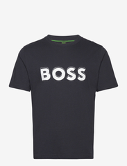 BOSS - Teeos 1 - short-sleeved t-shirts - dark blue - 0