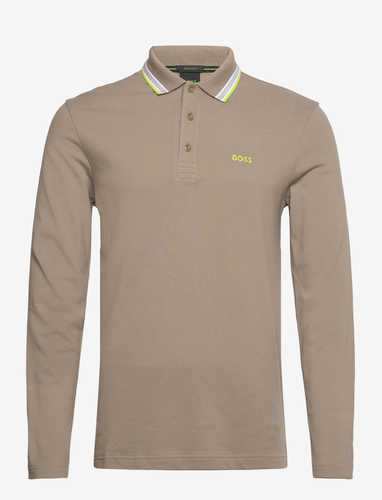 BOSS - Plisy - polo marškinėliai ilgomis rankovėmis - light/pastel green - 0