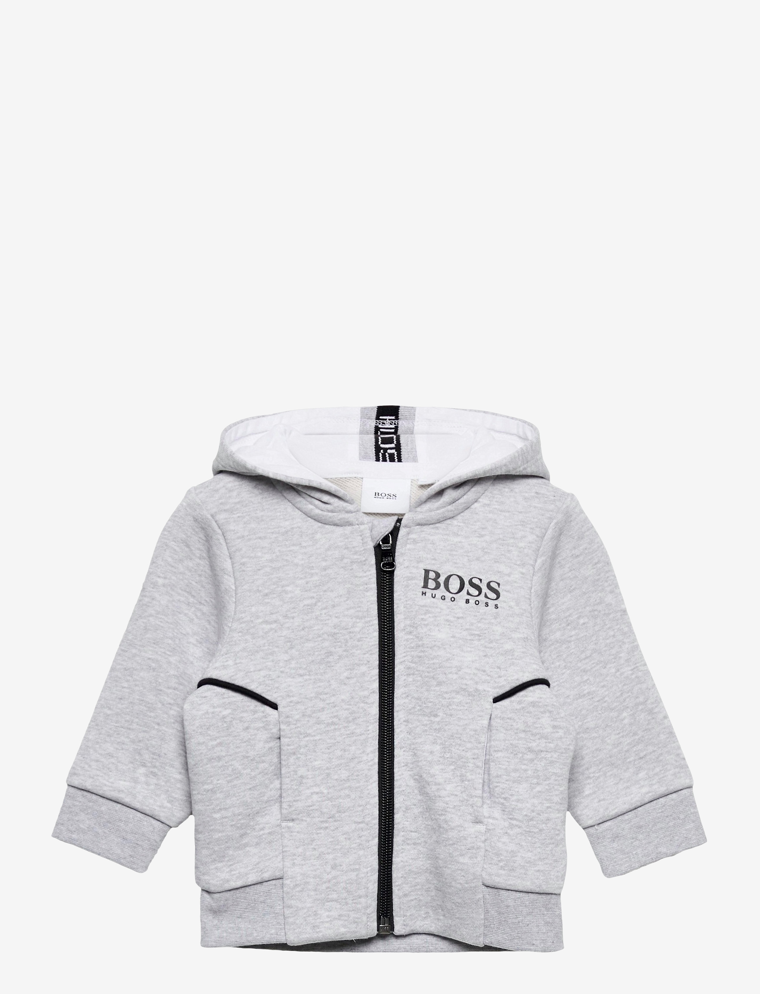 BOSS - CARDIGAN SUIT - chine grey - 0