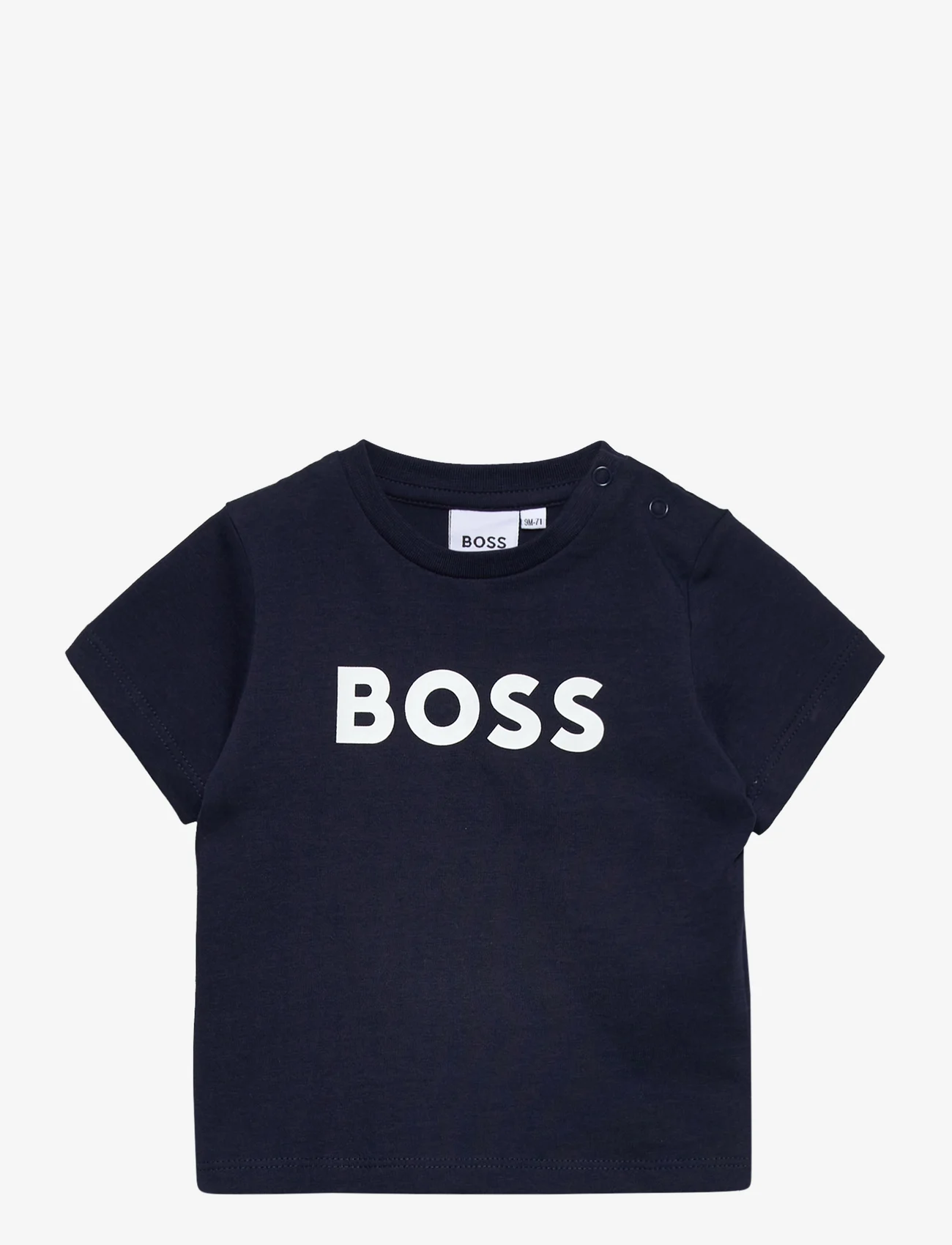 BOSS - SHORT SLEEVES TEE-SHIRT - short-sleeved t-shirts - navy - 0