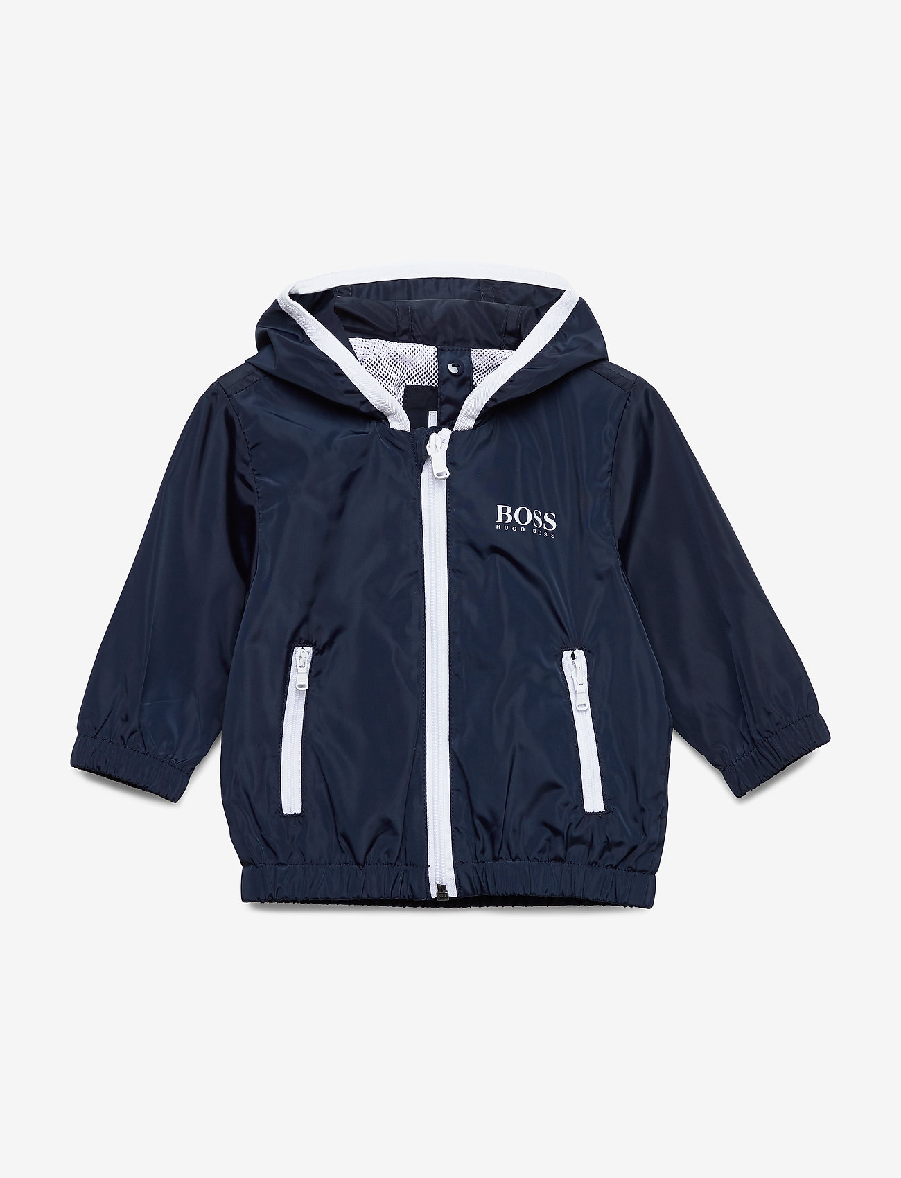 BOSS - HOODED WINDBREAKER - navy - 0