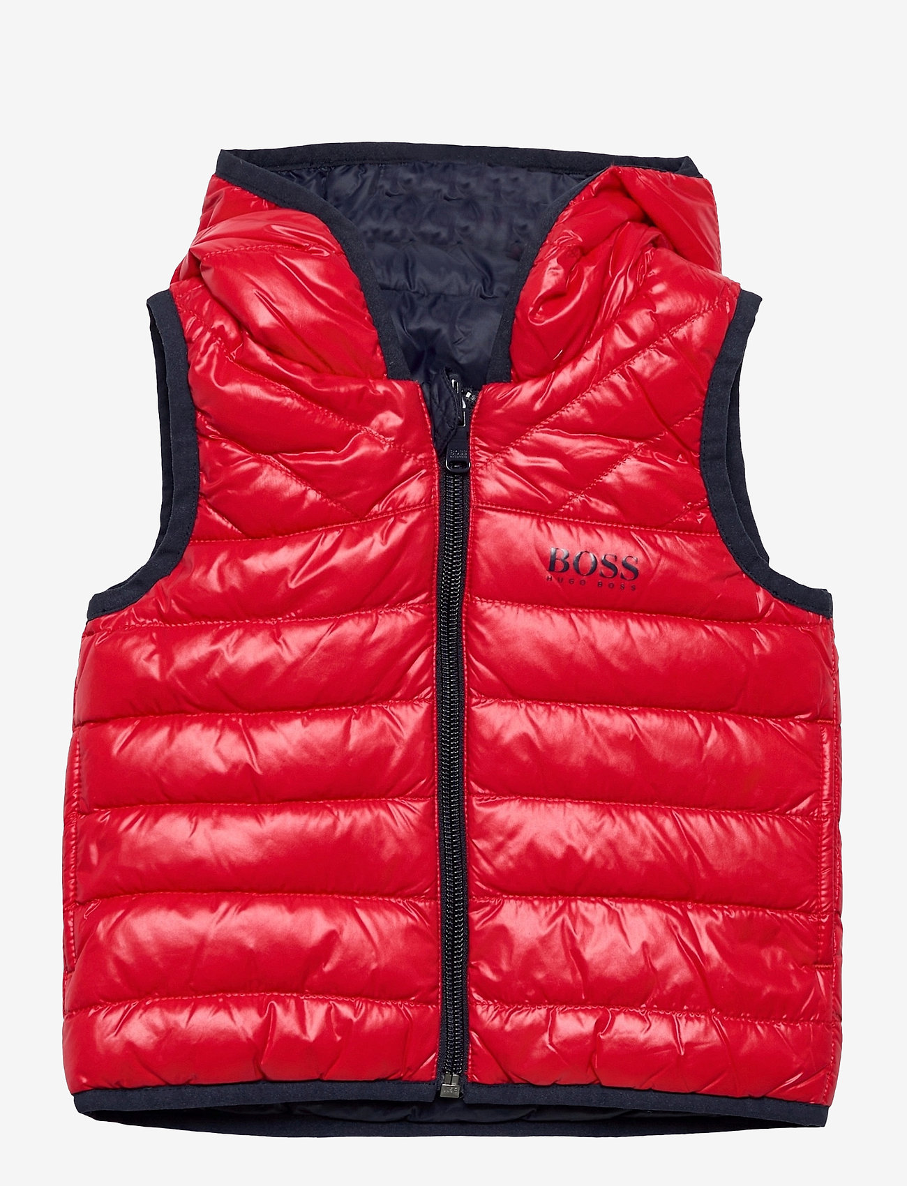 BOSS - REVERSIBLE PUFFER JACKET - red/blue navy - 0