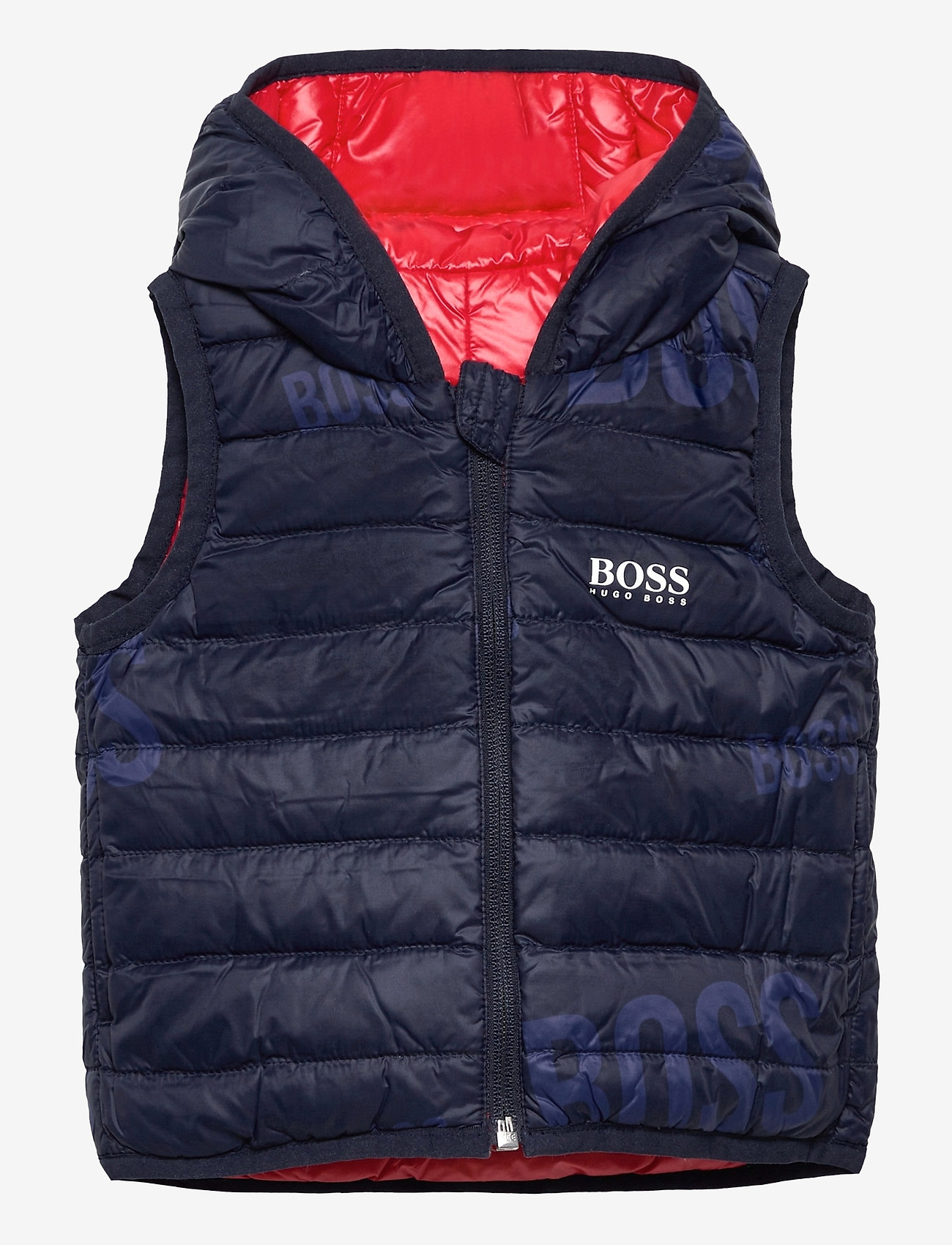BOSS - REVERSIBLE PUFFER JACKET - red/blue navy - 2
