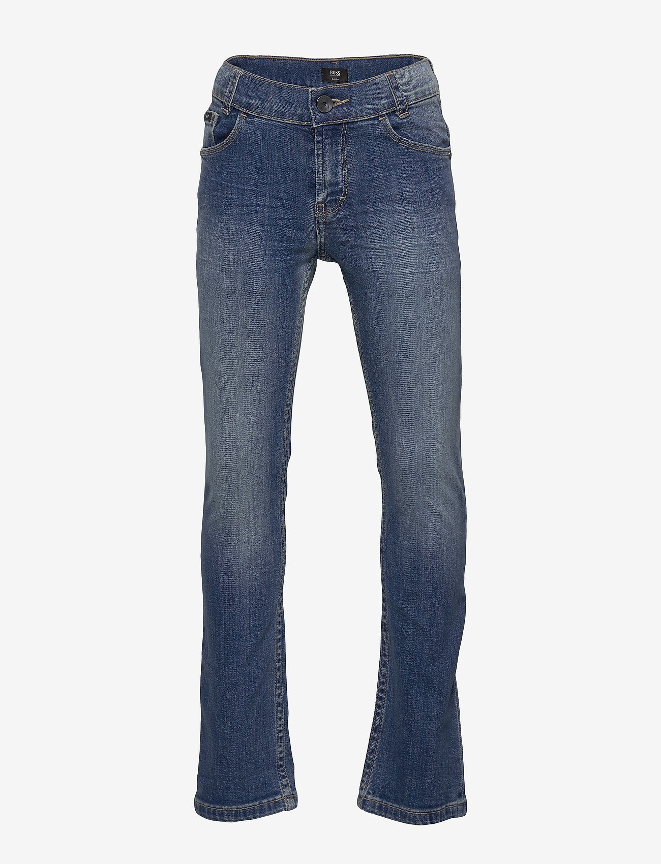 BOSS - DENIM TROUSERS - brossage+stone pousse - 0