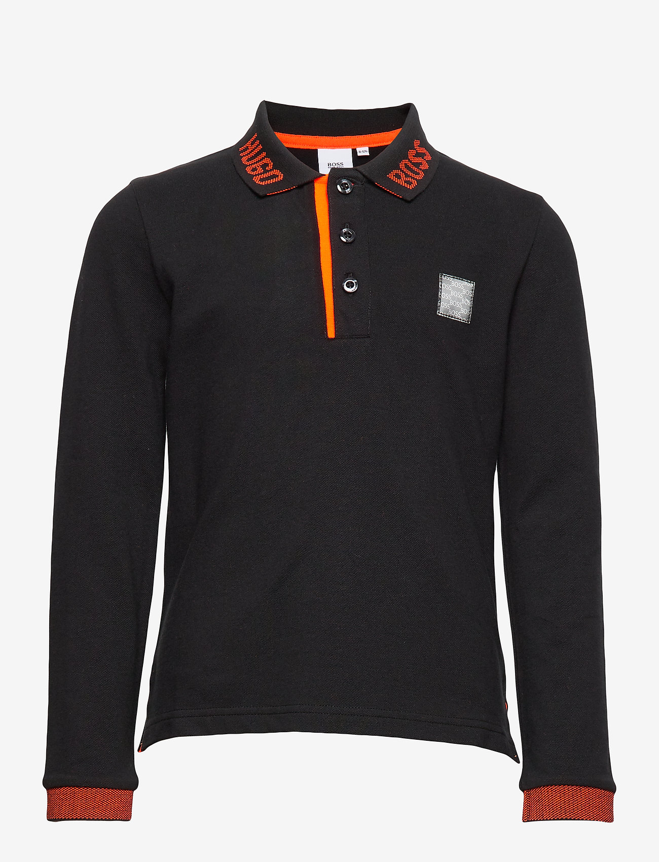 BOSS - LONG SLEEVE POLO - black - 0