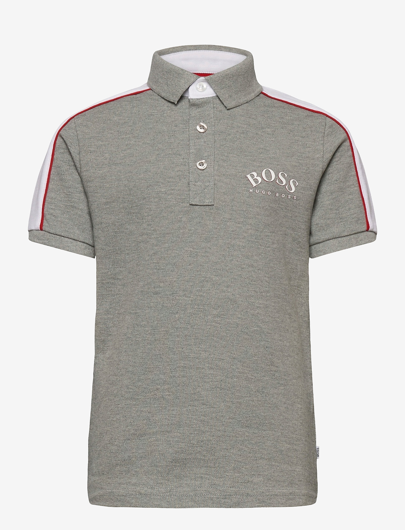 BOSS - SHORT SLEEVE POLO - grey marl - 0