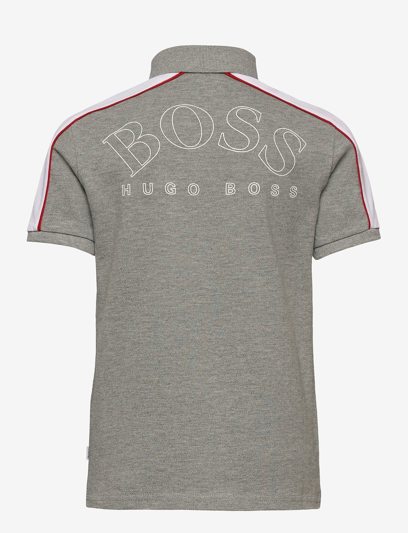 BOSS - SHORT SLEEVE POLO - grey marl - 1