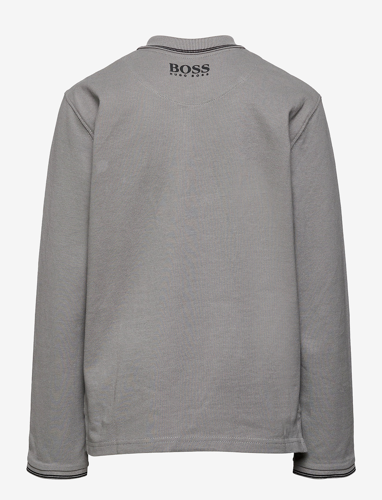BOSS - LONG SLEEVE POLO - medium grey - 1