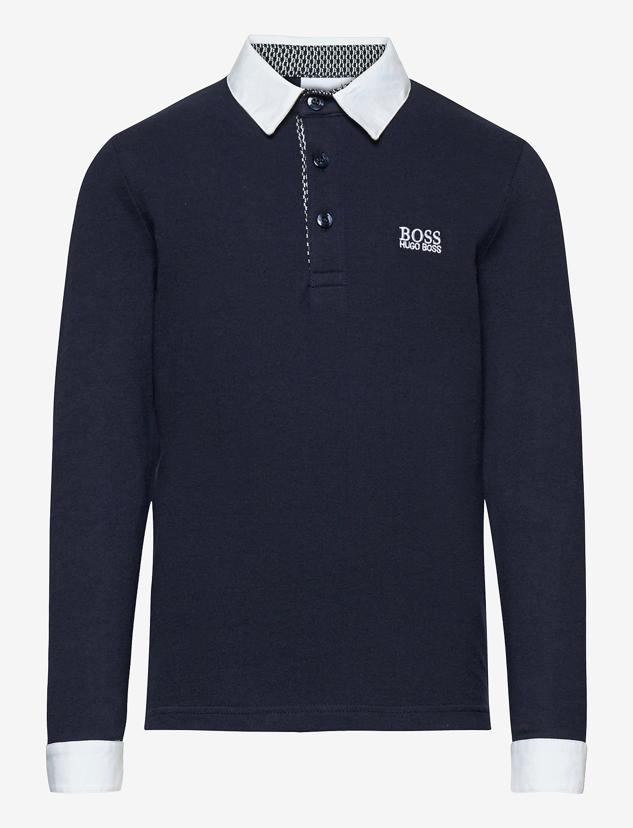 BOSS - LONG SLEEVE POLO - navy - 0