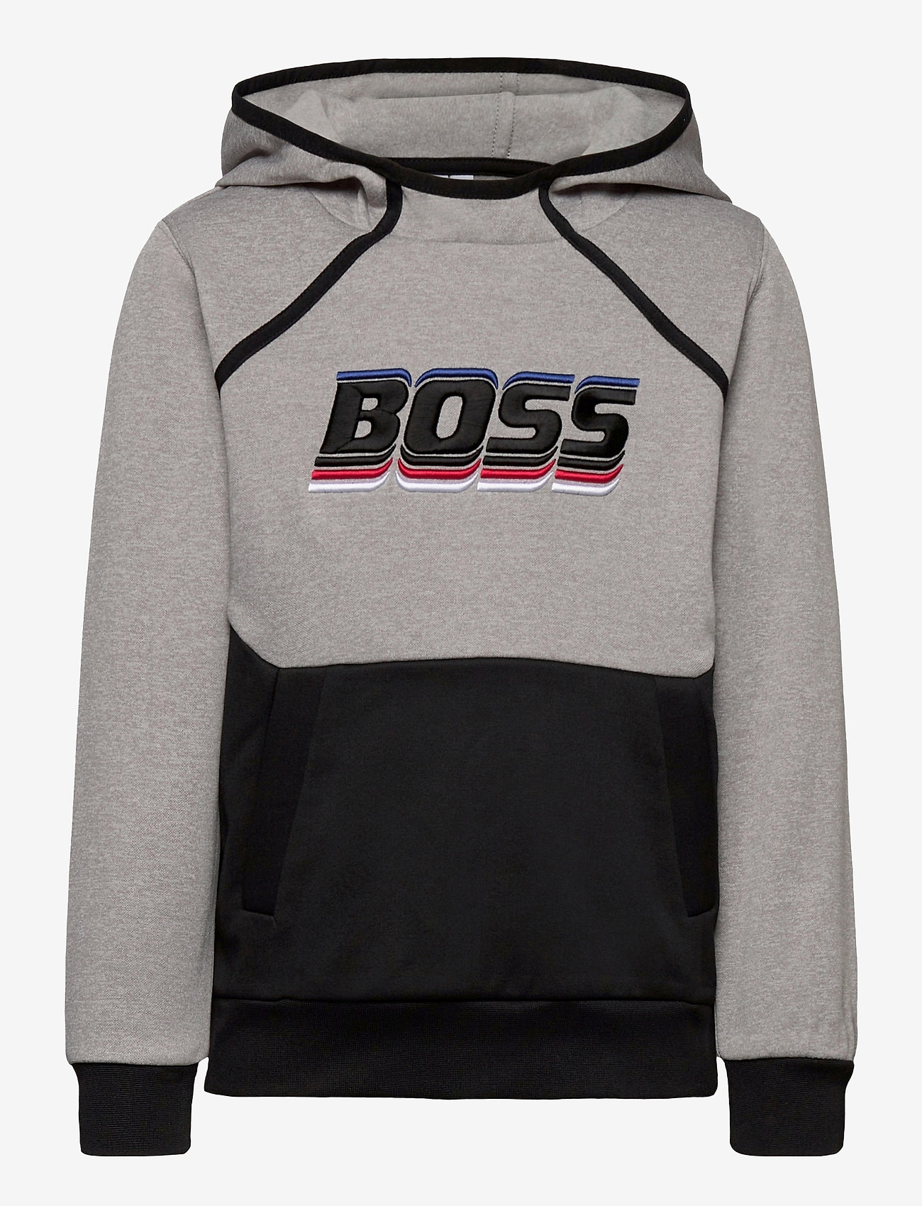 BOSS - HOODED SWEATSHIRT - grey marl - 0