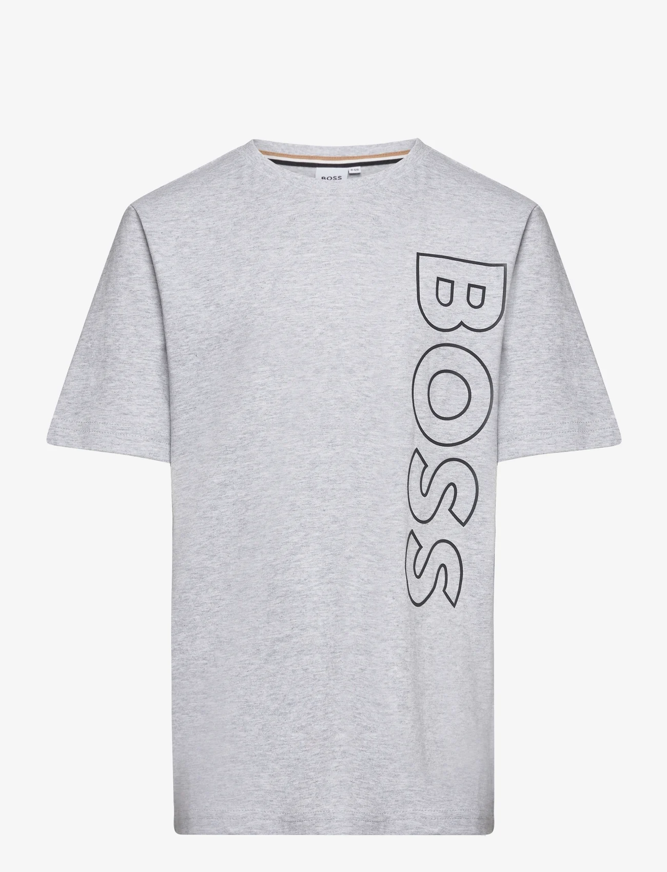 BOSS - SHORT SLEEVES TEE-SHIRT - kortærmede t-shirts - chine grey - 0