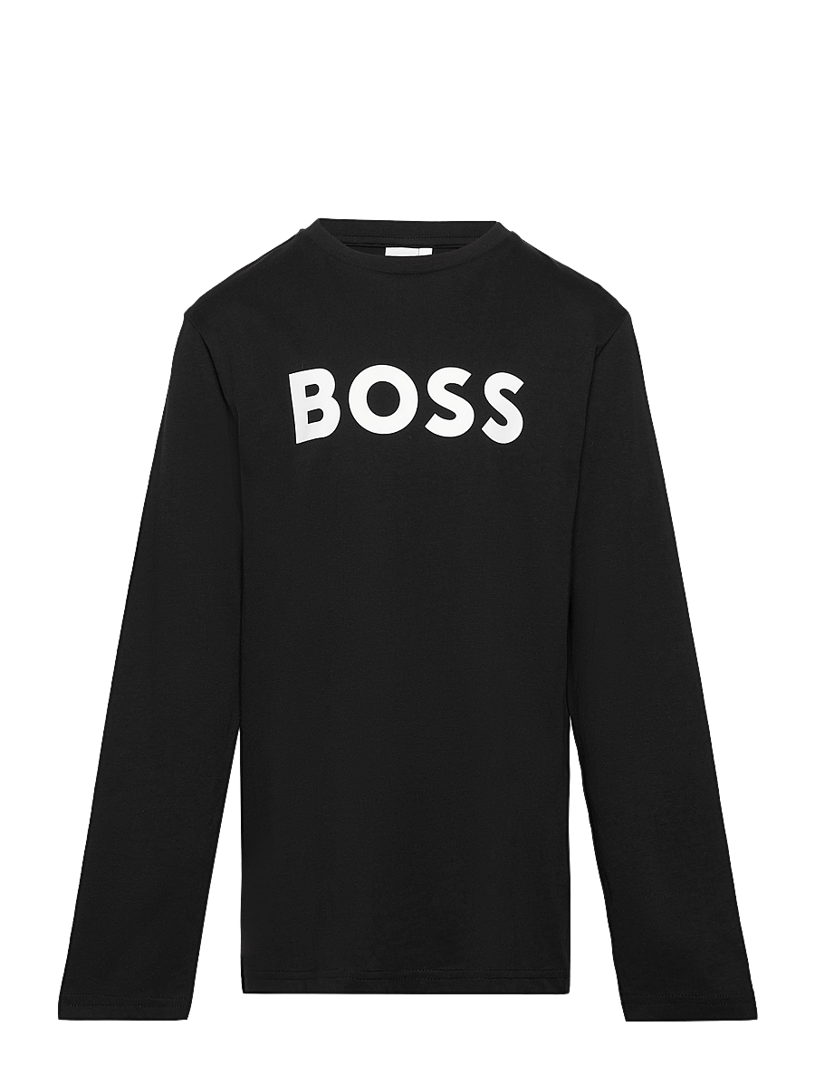 BOSS - LONG SLEEVE T-SHIRT - pitkähihaiset t-paidat - black - 0