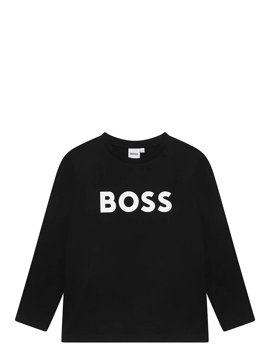 BOSS - LONG SLEEVE T-SHIRT - pitkähihaiset t-paidat - black - 0