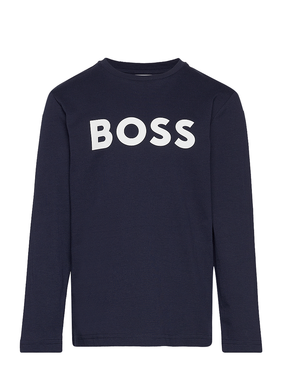 BOSS - LONG SLEEVE T-SHIRT - långärmade t-shirts - navy - 0
