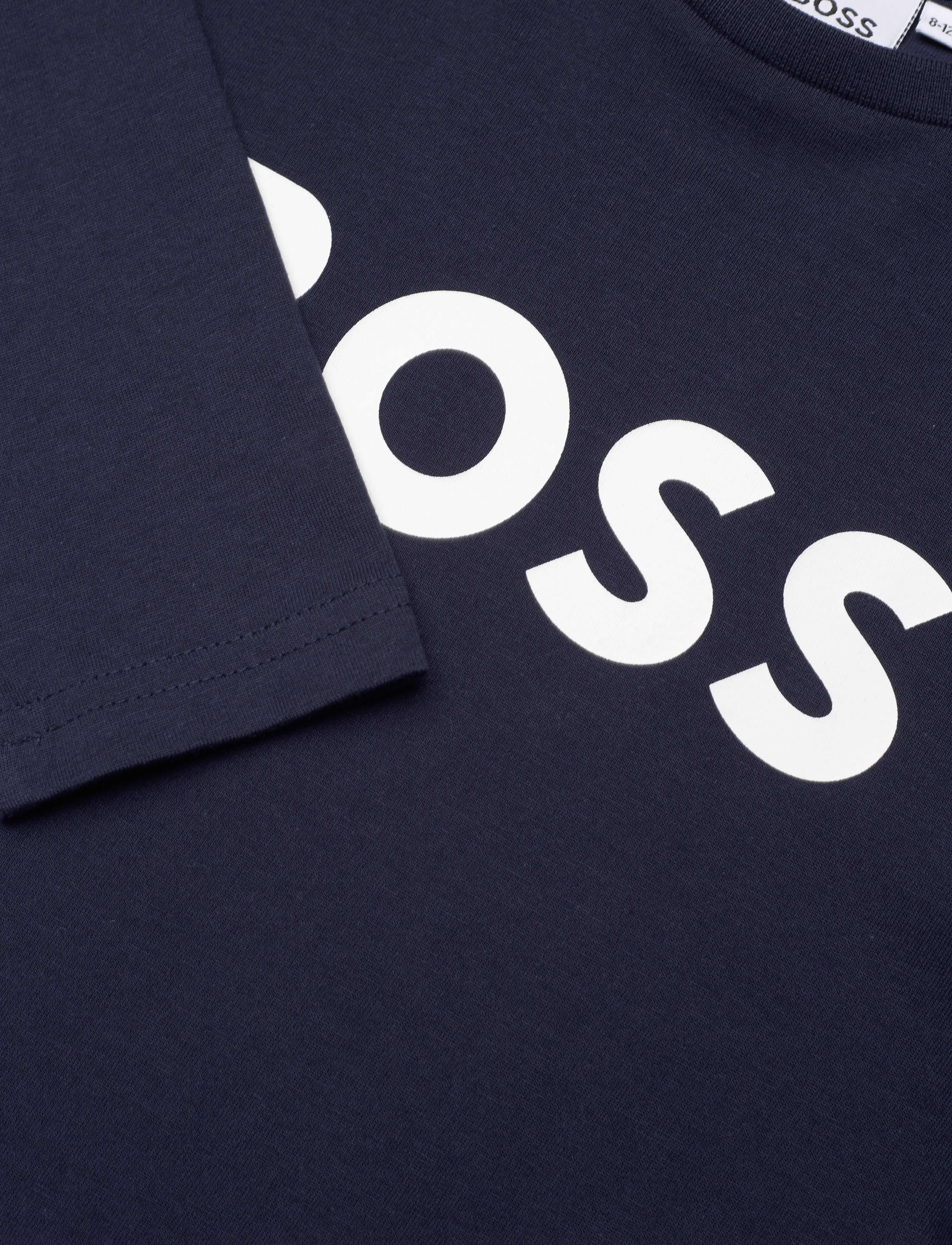 BOSS - LONG SLEEVE T-SHIRT - pikkade varrukatega t-särgid - navy - 2