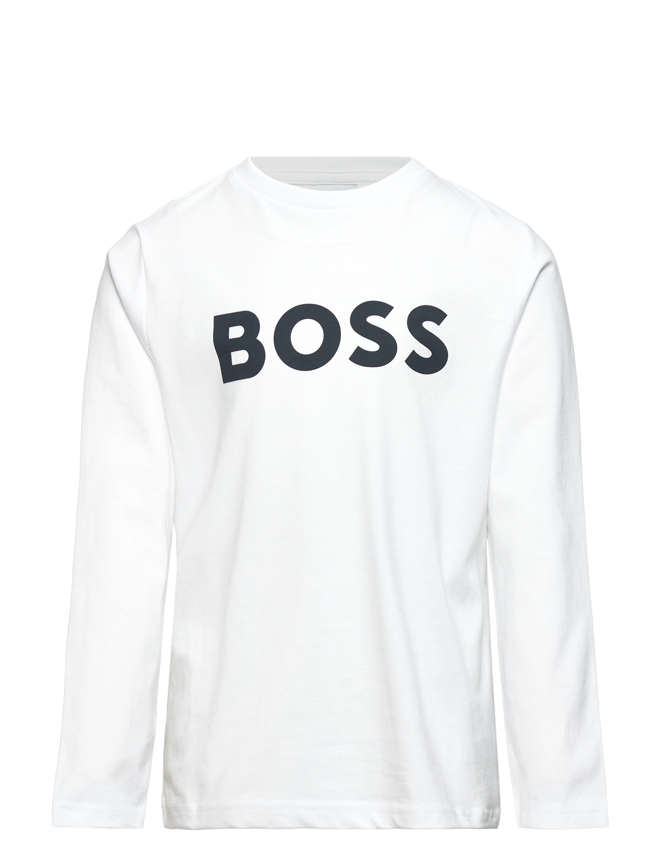 BOSS Long Sleeve T-Shirt, 164, T-shirts, Weiß - Long-sleeved Kinder