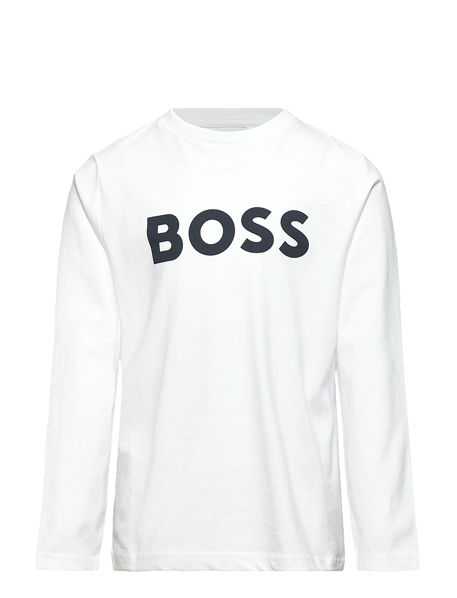 BOSS - LONG SLEEVE T-SHIRT - pitkähihaiset t-paidat - white - 0