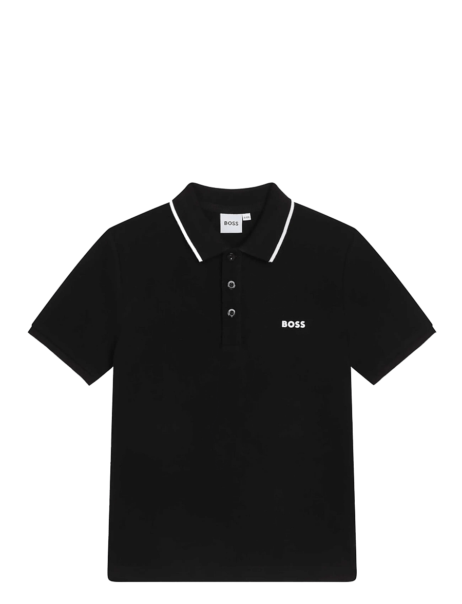 BOSS - SHORT SLEEVE POLO - kortärmade pikéer - black - 0