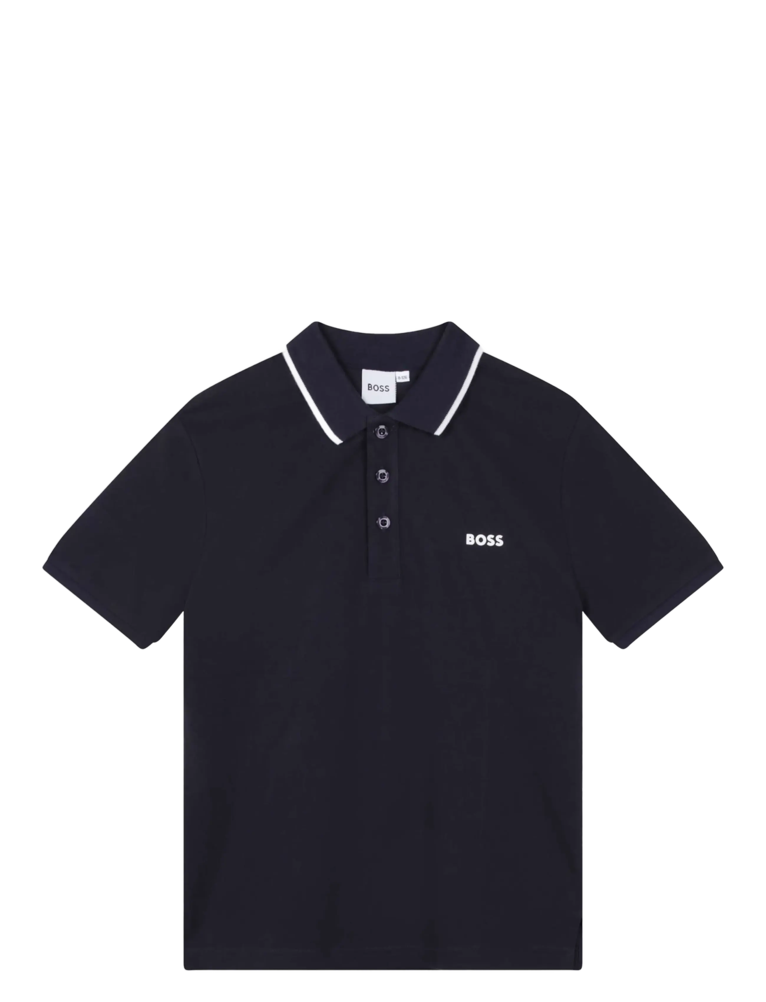 BOSS Short Sleeve Polo, 110, Polo Shirts, Marineblau - Short-sleeved Kinder