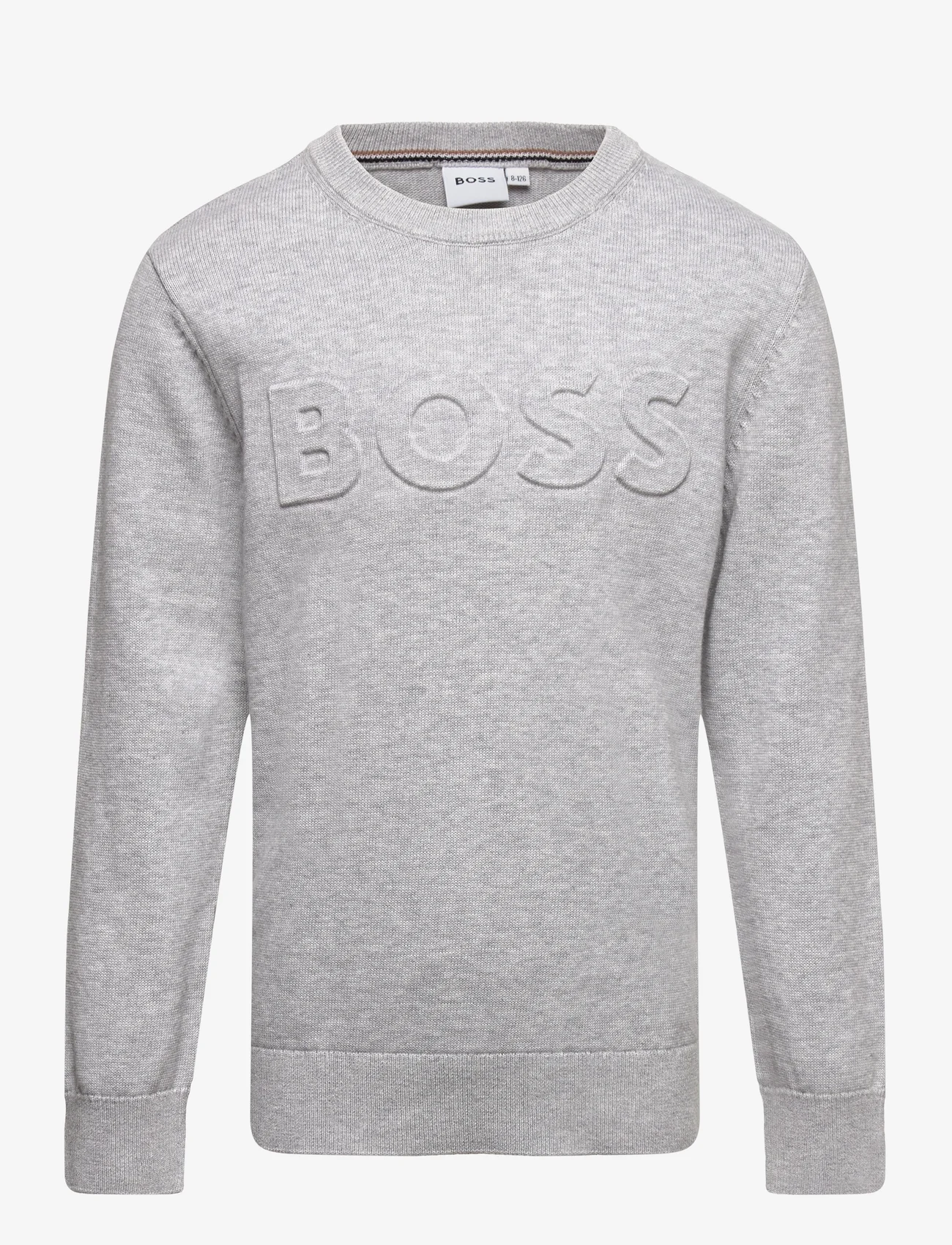 BOSS - PULLOVER - trøjer - chine grey - 0