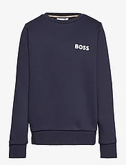 BOSS - SWEATSHIRT - sportiska stila džemperi - navy - 0
