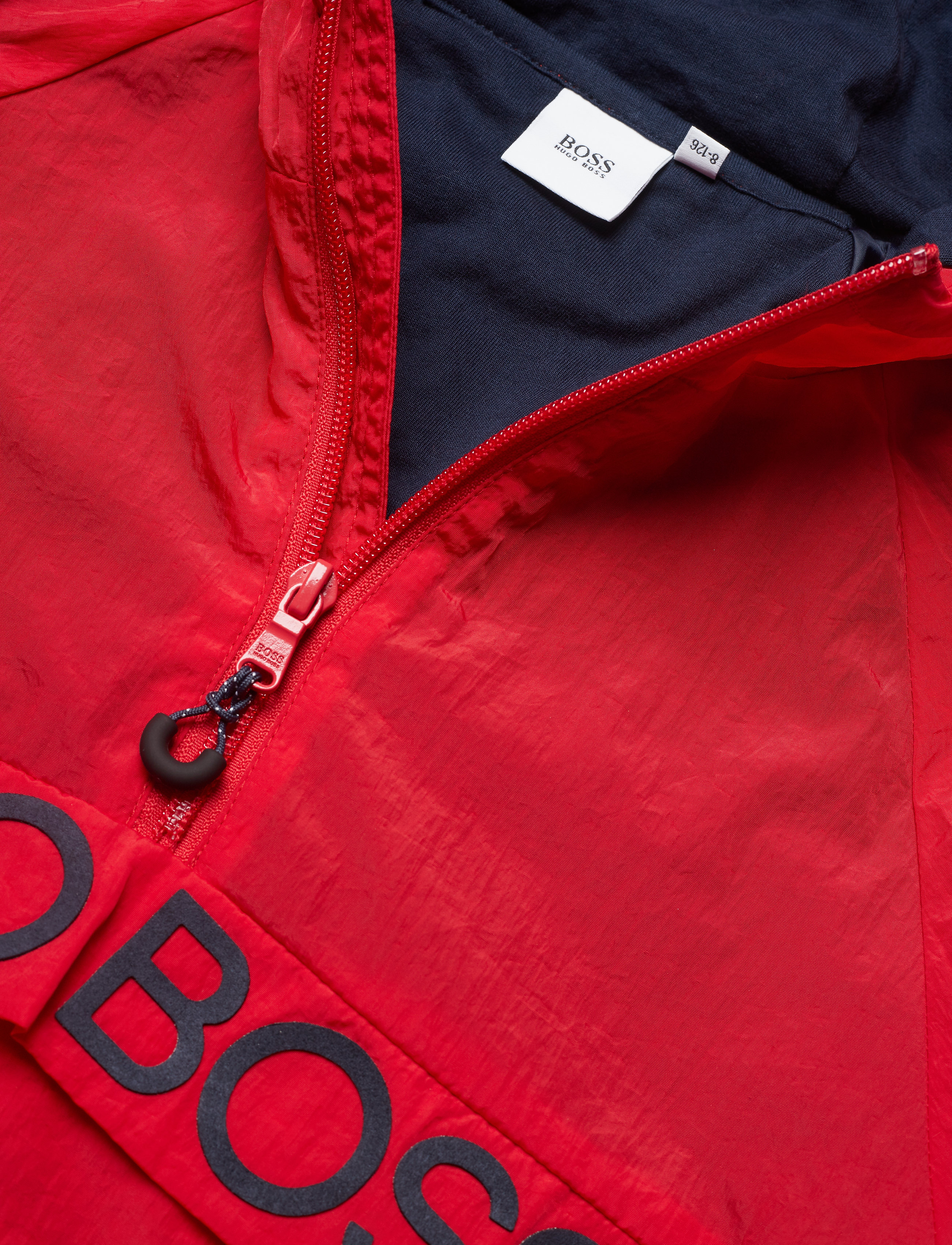 BOSS - HOODED WINDBREAKER - red - 3