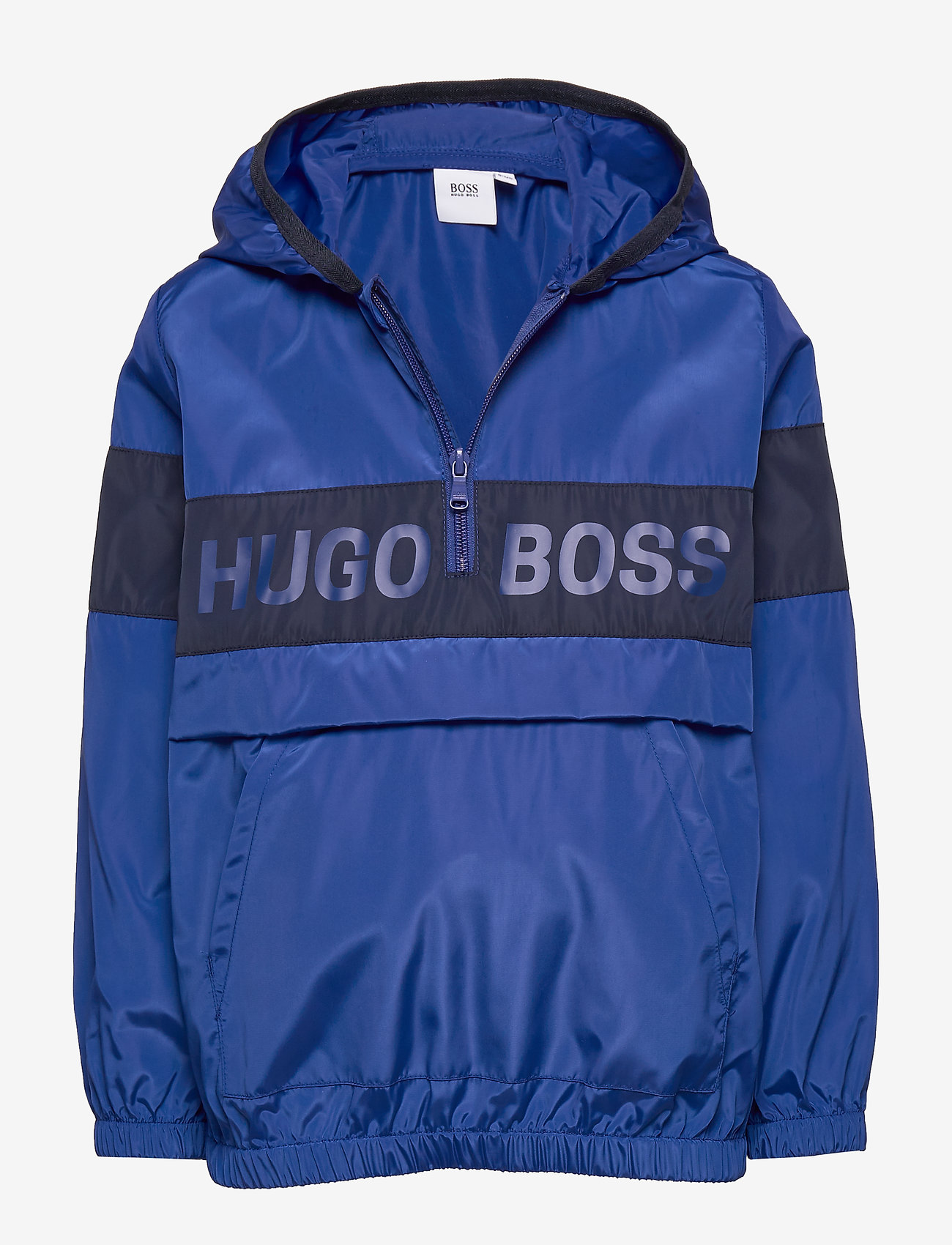 BOSS - HOODED WINDBREAKER - blue - 0