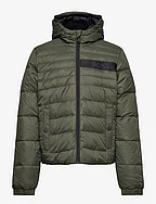 REVERSIBLE PUFFER JACKET - FOREST GREEN
