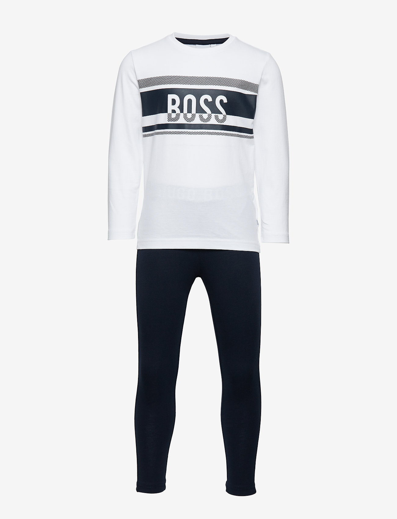 PYJAMAS - WHITE  NAVY