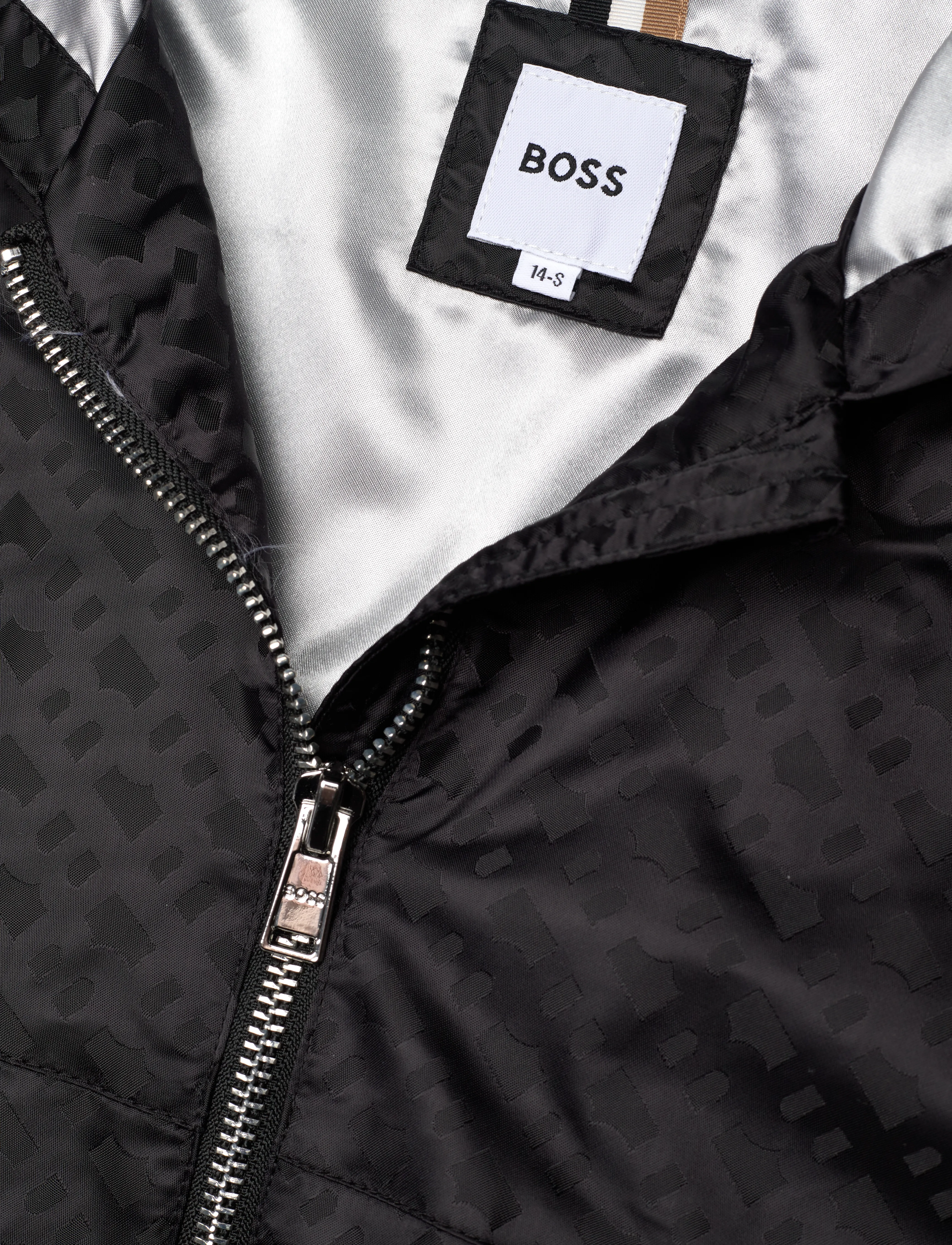 BOSS - HOODED WINDBREAKER - black - 2