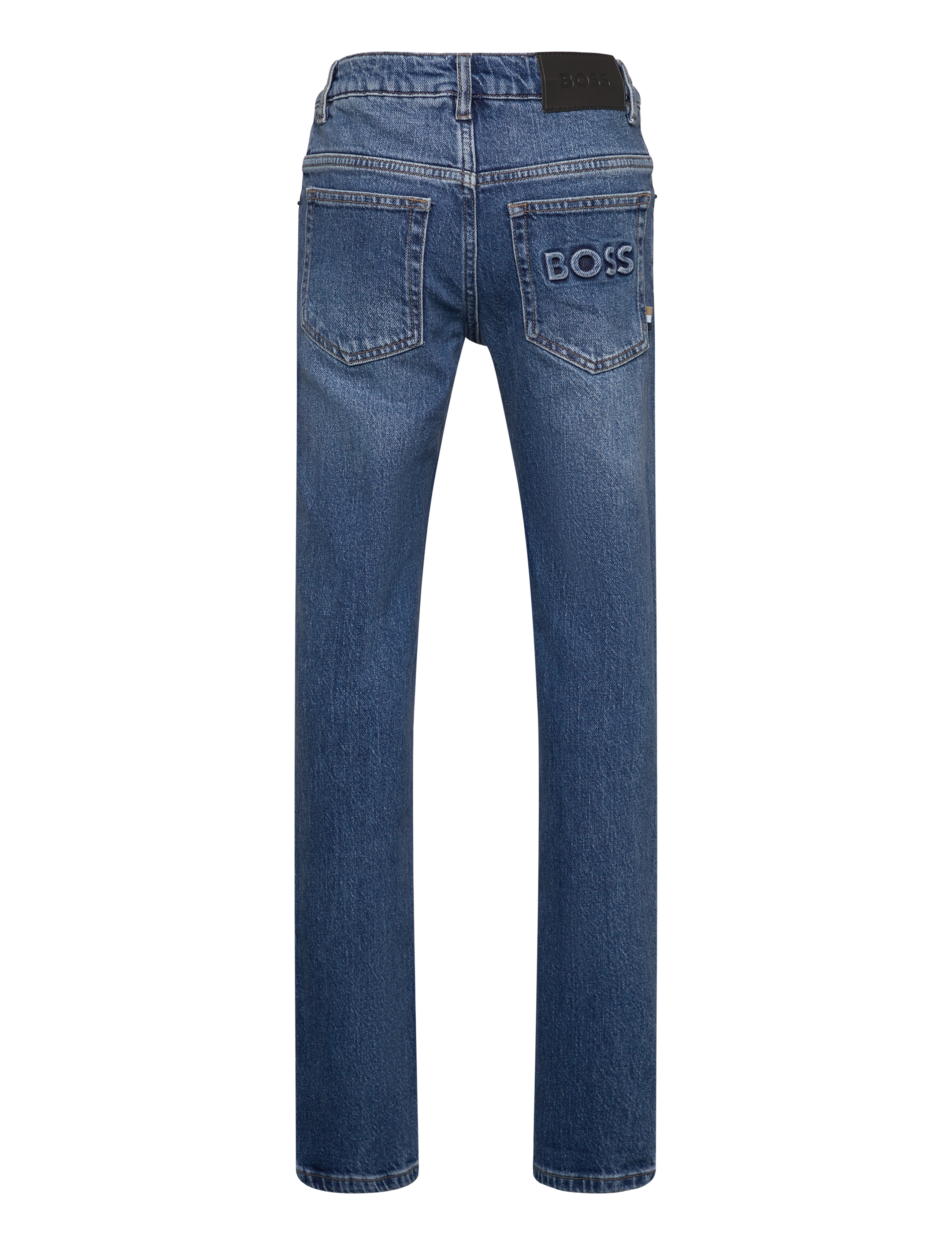 BOSS - DENIM TROUSERS - double stone + brush - 1