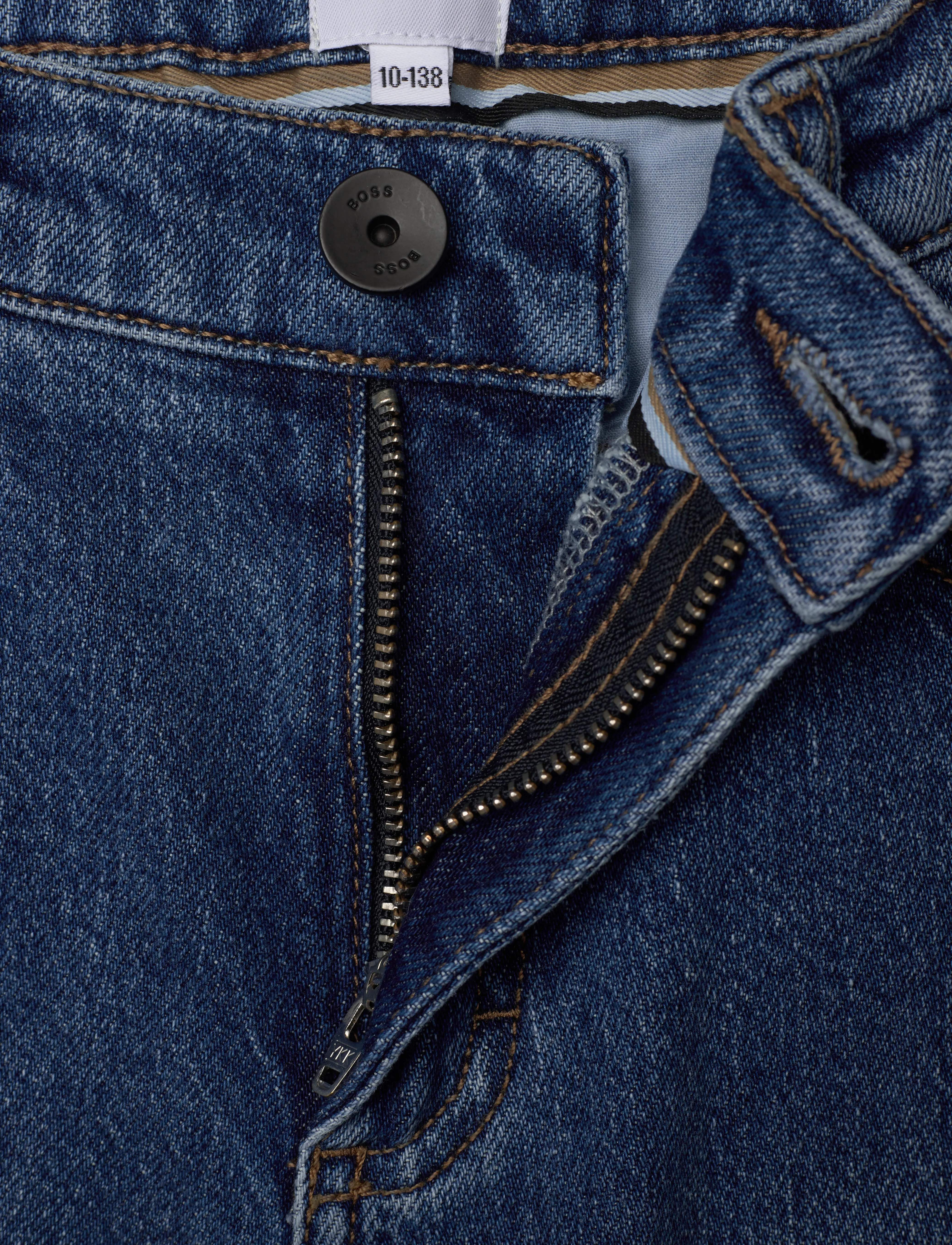 BOSS - DENIM TROUSERS - double stone + brush - 3