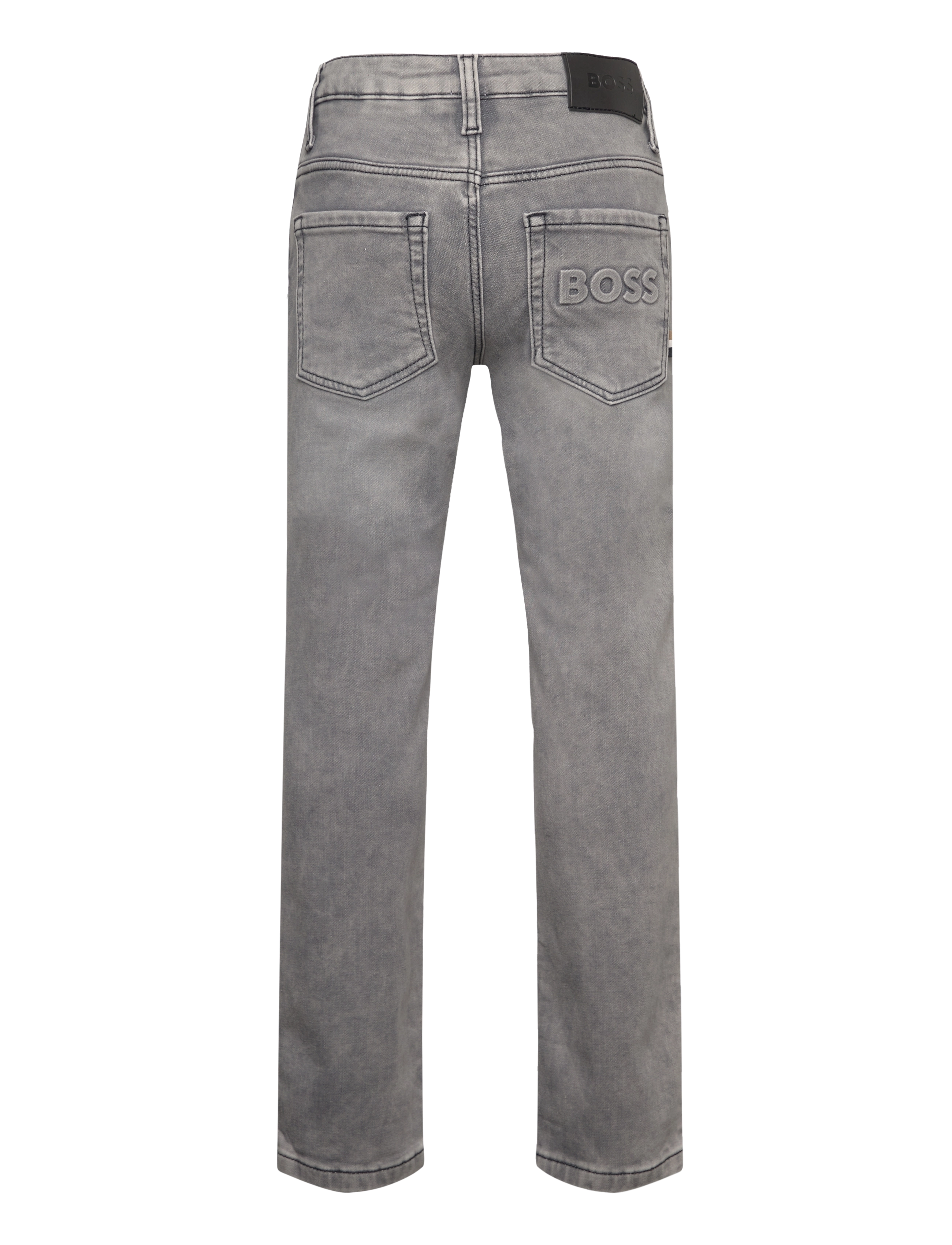 BOSS - DENIM TROUSERS - denim grey - 1