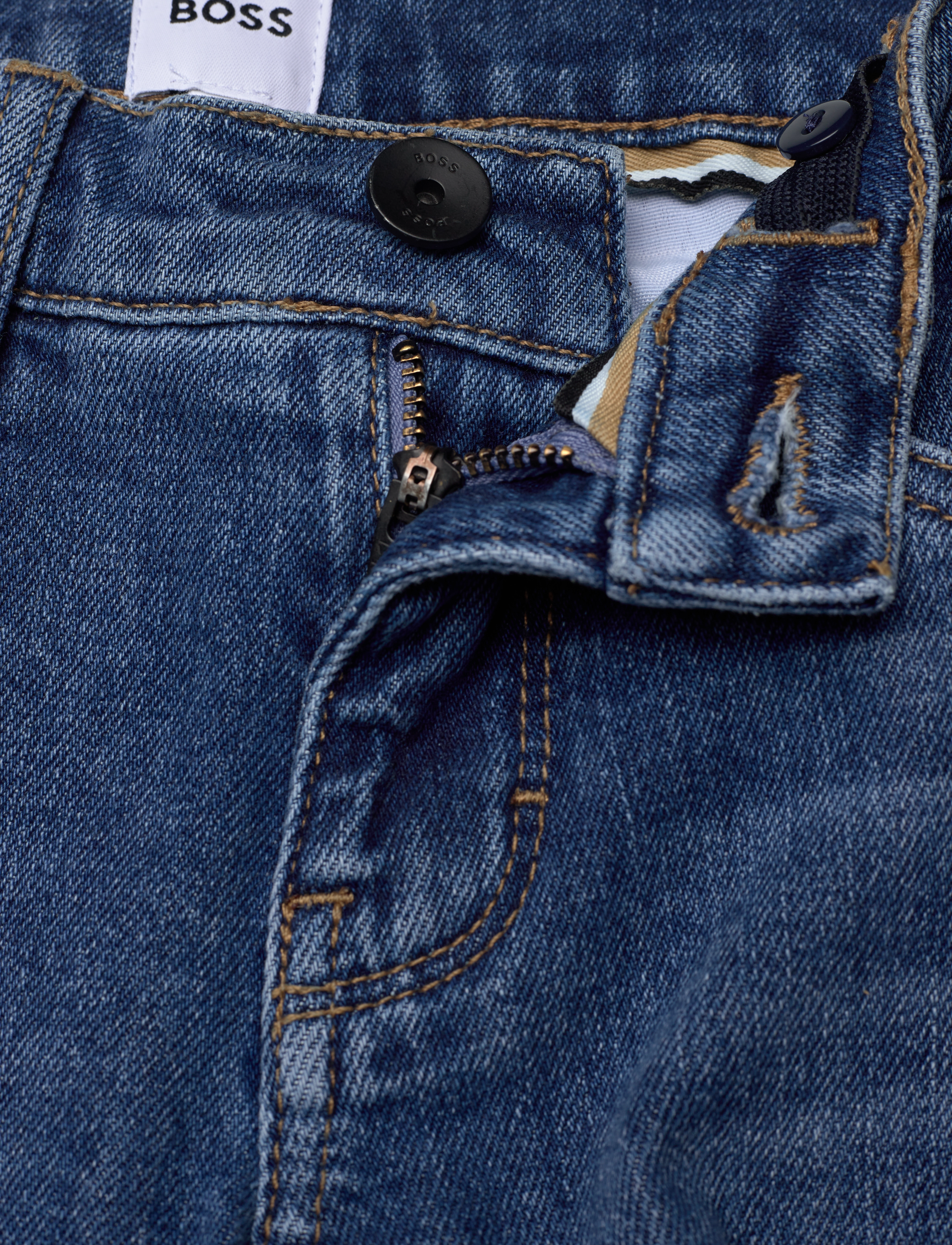 BOSS - DENIM TROUSERS - double stone + brush - 3