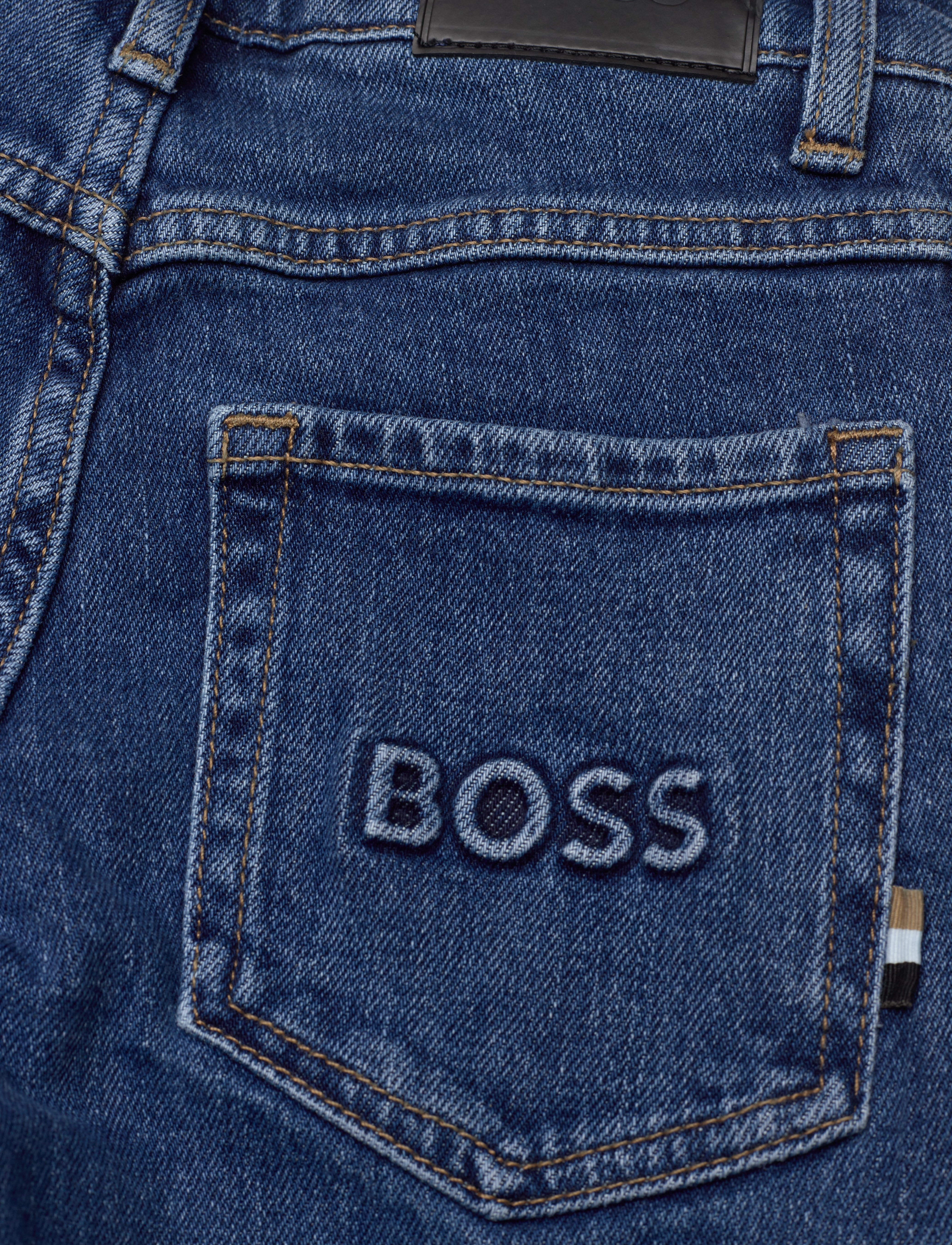 BOSS - DENIM TROUSERS - double stone + brush - 4