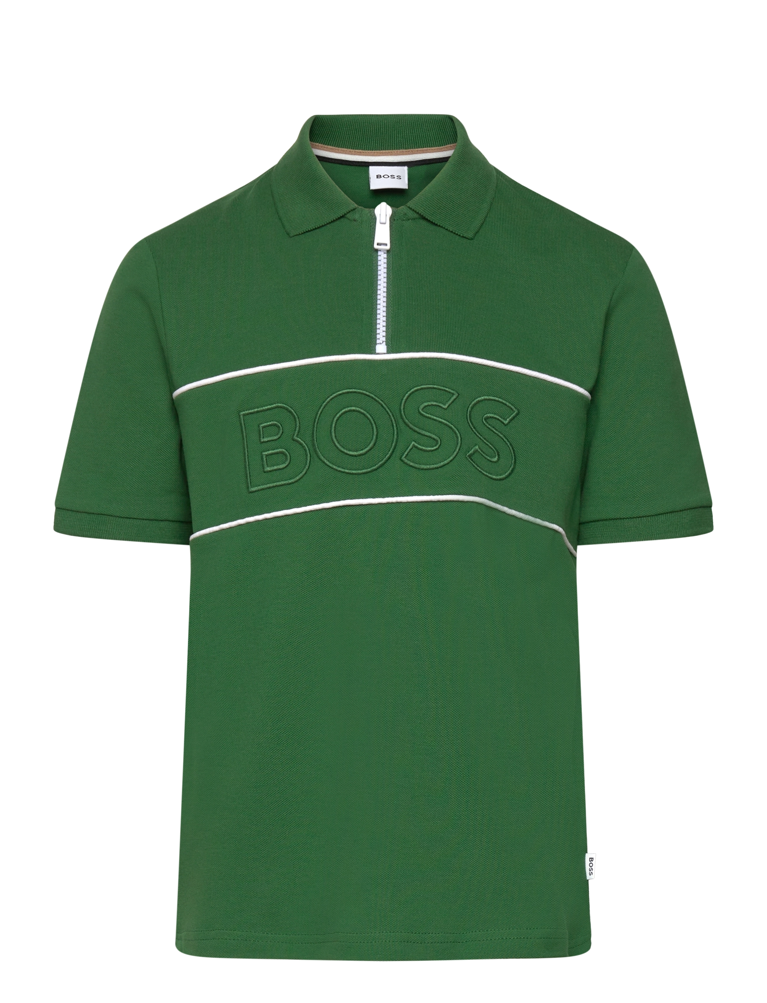BOSS SHORT SLEEVE POLO -  - KHAKI / green