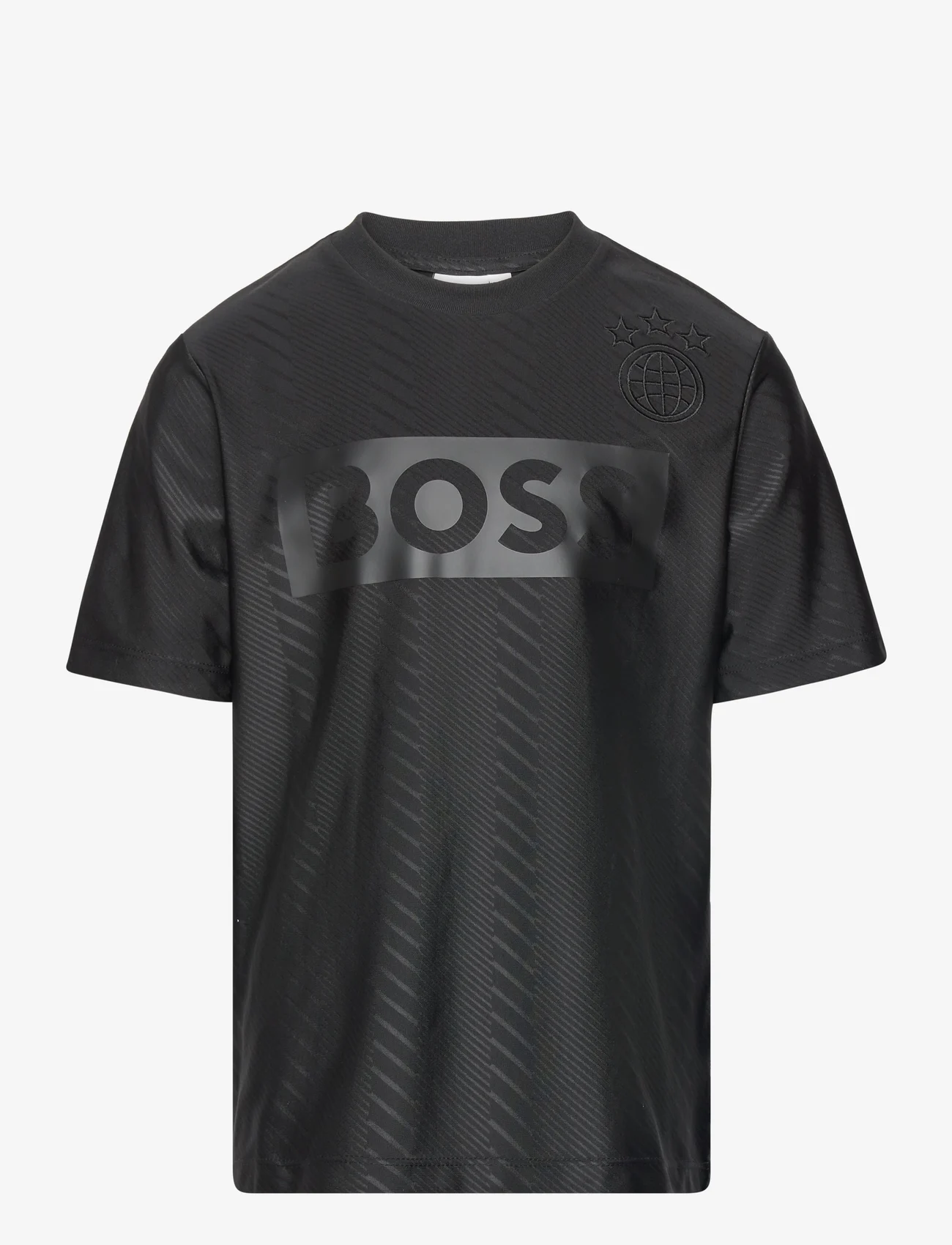 BOSS - SHORT SLEEVES TEE-SHIRT - short-sleeved t-shirts - black - 0
