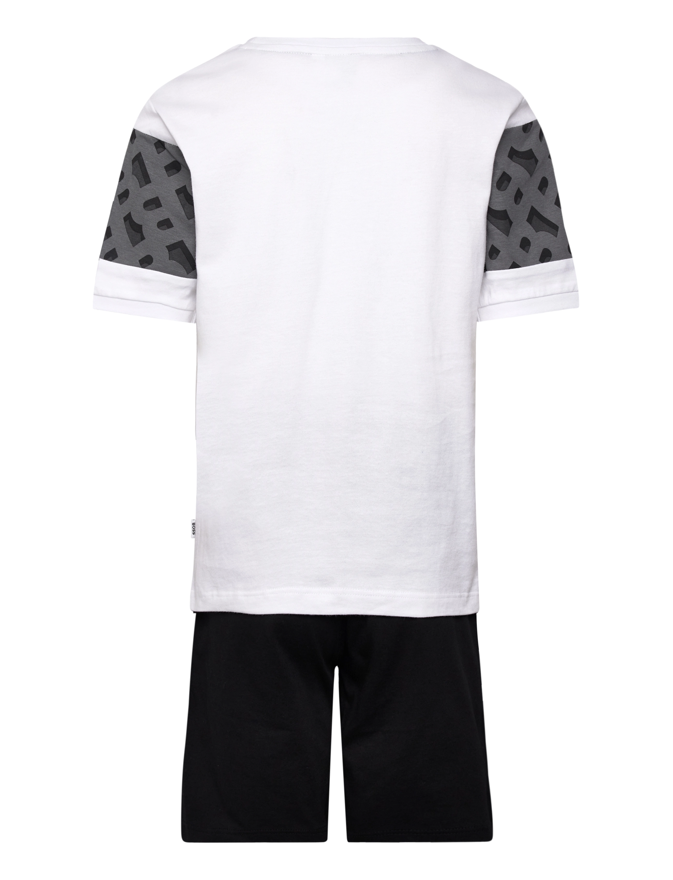 BOSS - T-SHIRT AND BERMUDA SHORTS - white - 1