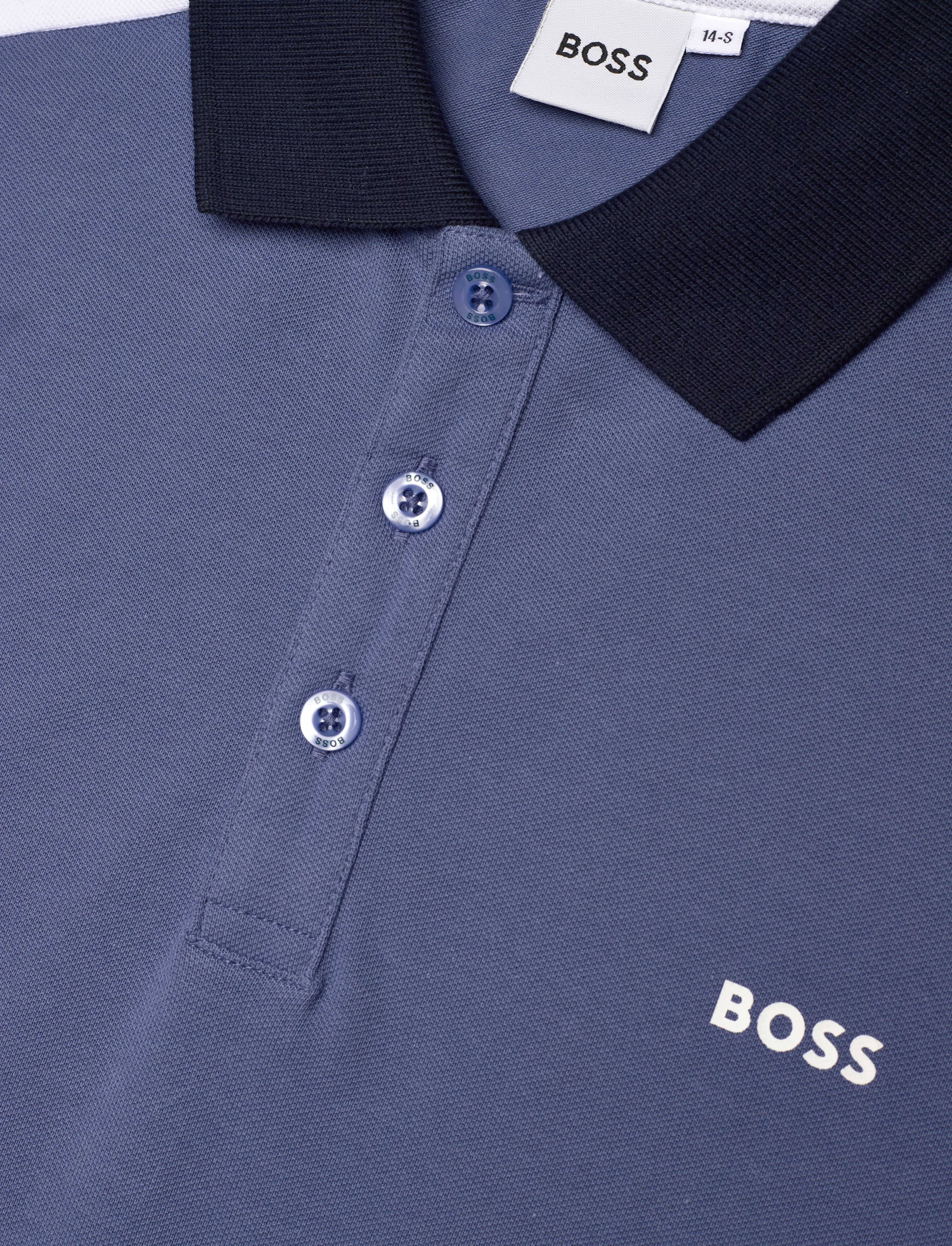 BOSS - SHORT SLEEVE POLO - slate blue - 2