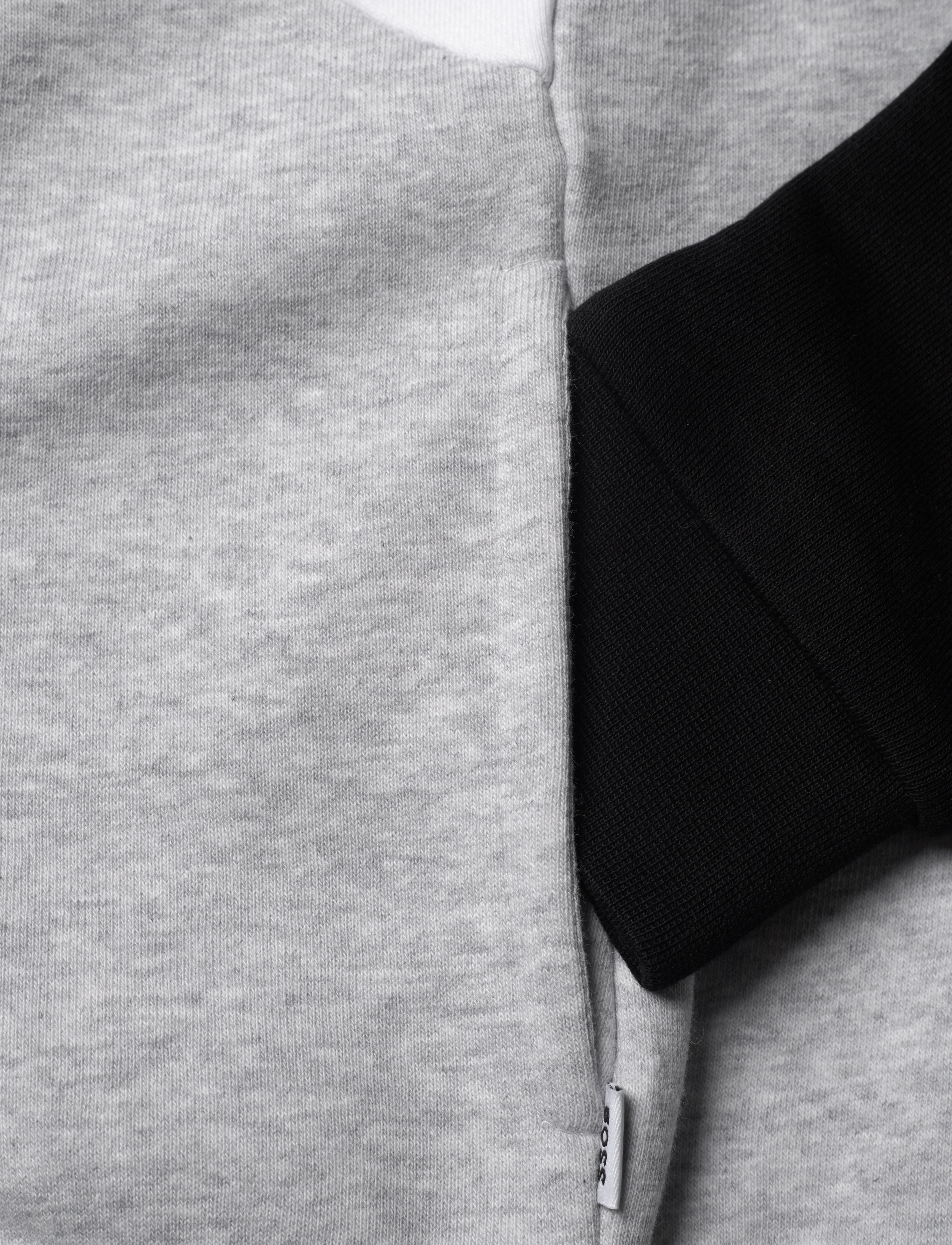 BOSS - HOODED CARDIGAN - chine grey - 3