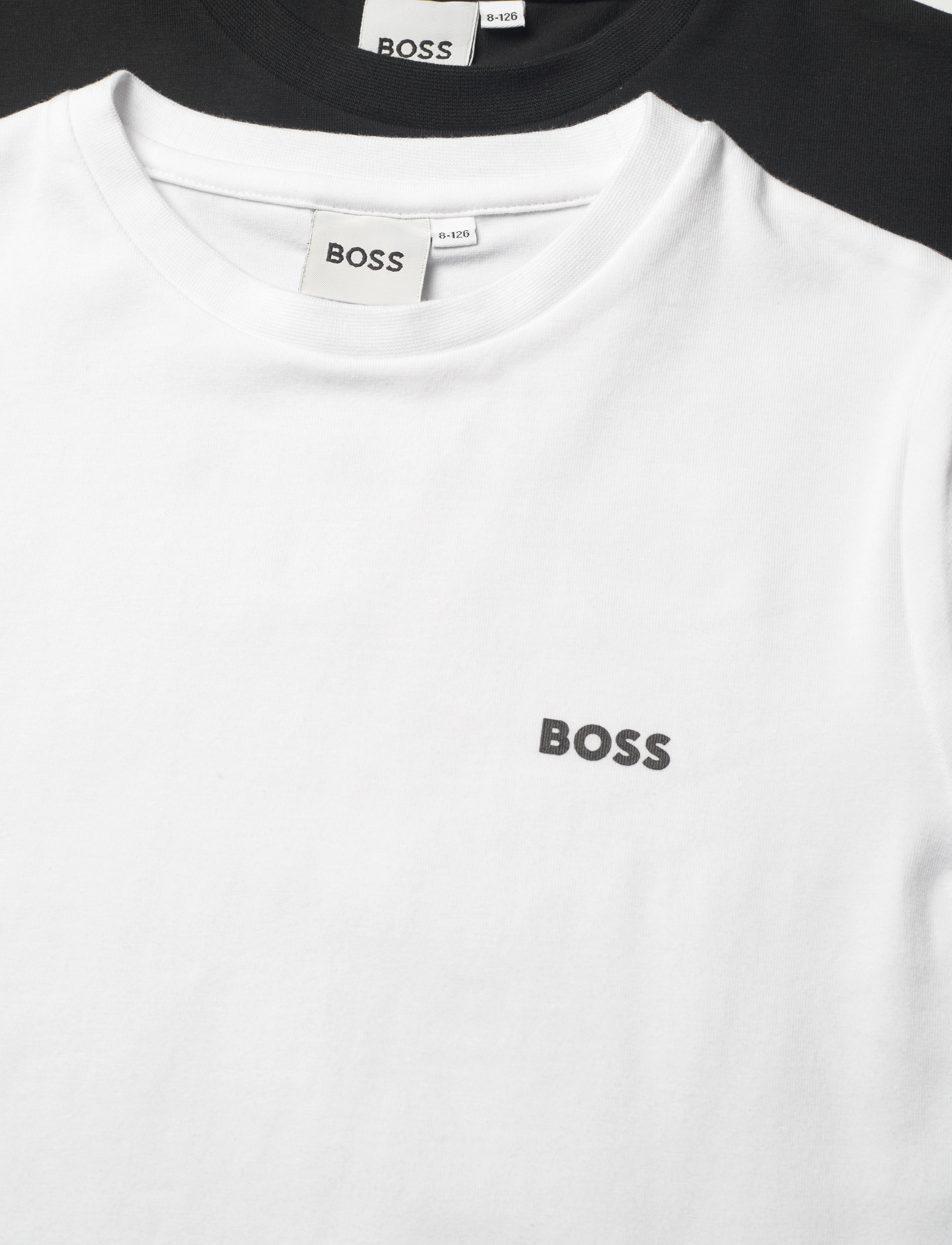 BOSS - SET 2 T-SHIRTS - black  white - 1