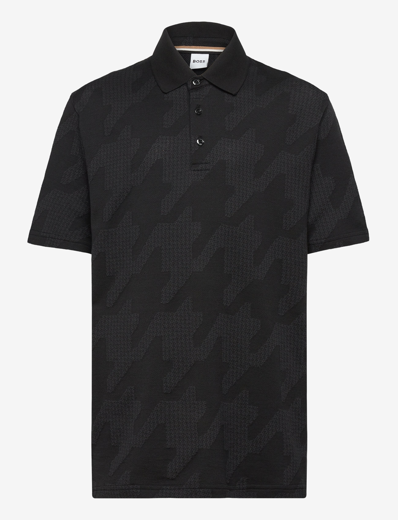 BOSS - SHORT SLEEVE POLO - short-sleeved polos - black - 0