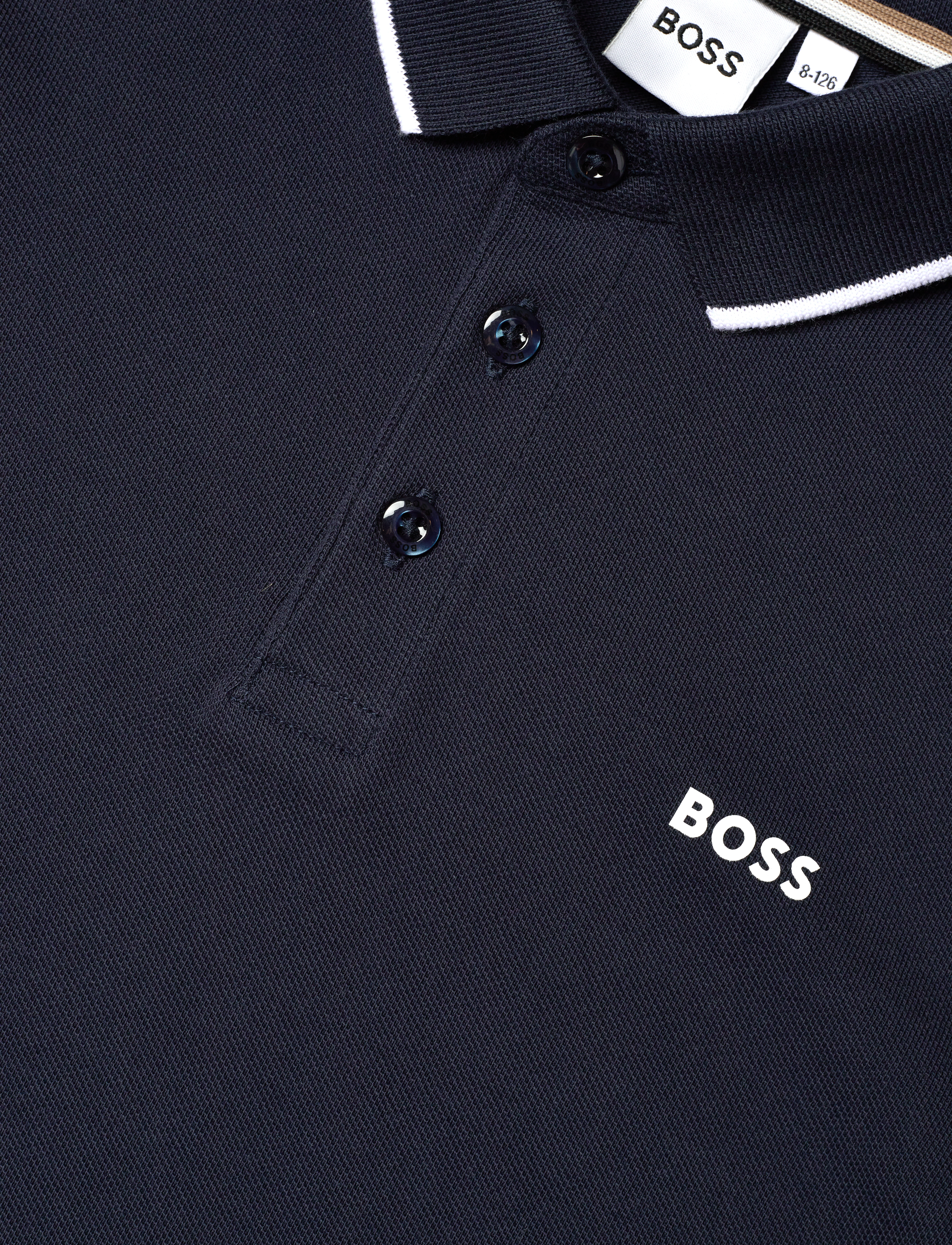 BOSS - LONG SLEEVE POLO - navy - 2