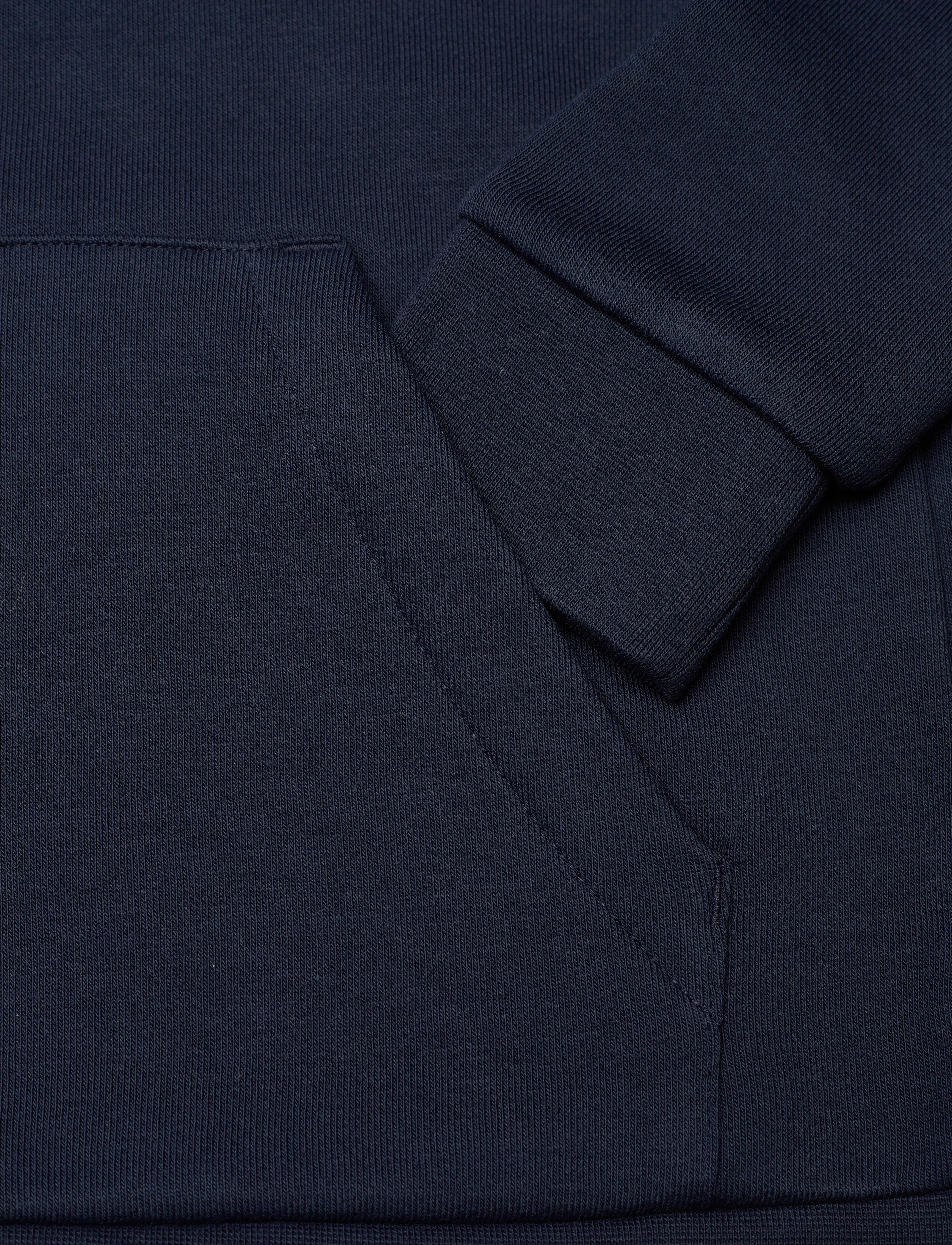 BOSS - HOODED SWEATSHIRT - navy - 3