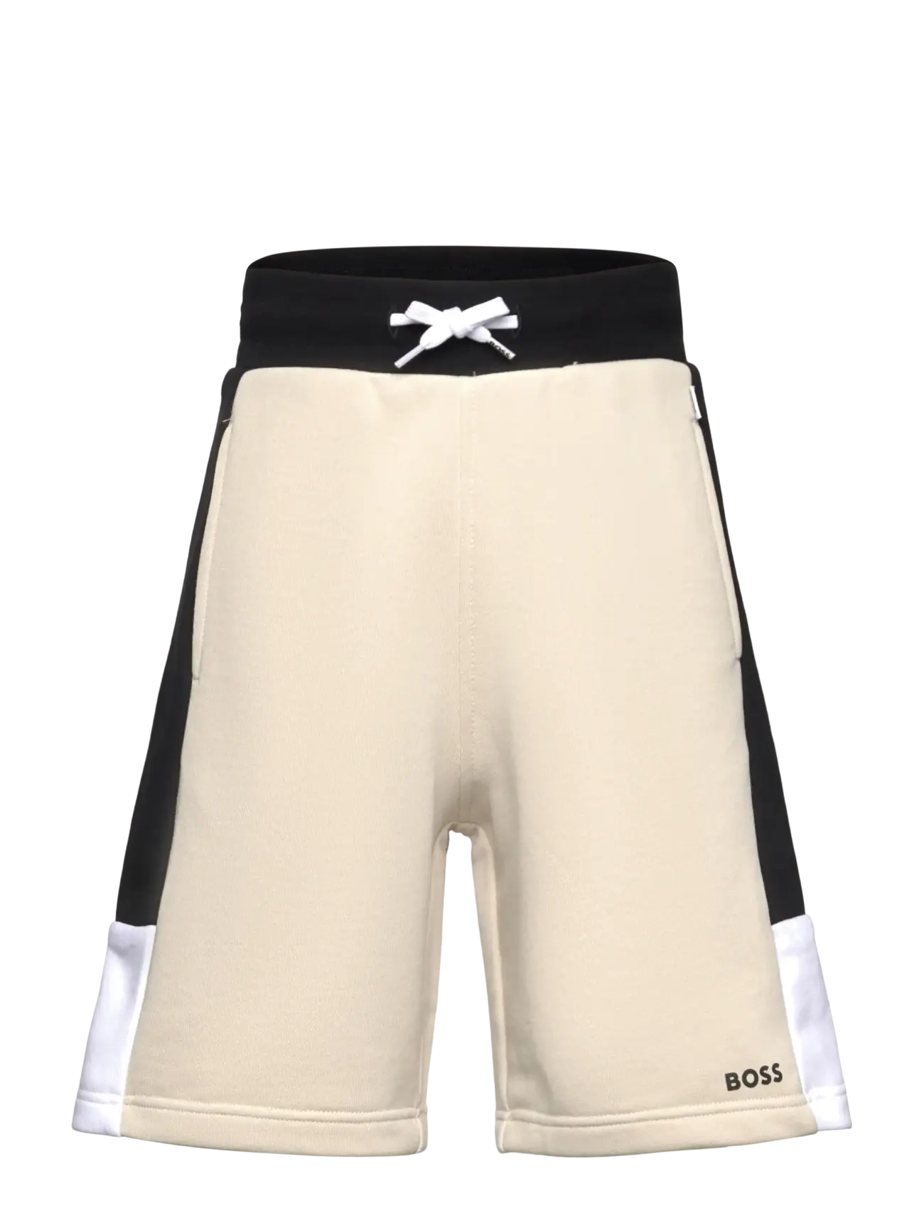 BOSS - BERMUDA SHORTS - dresowe szorty - sand - 0